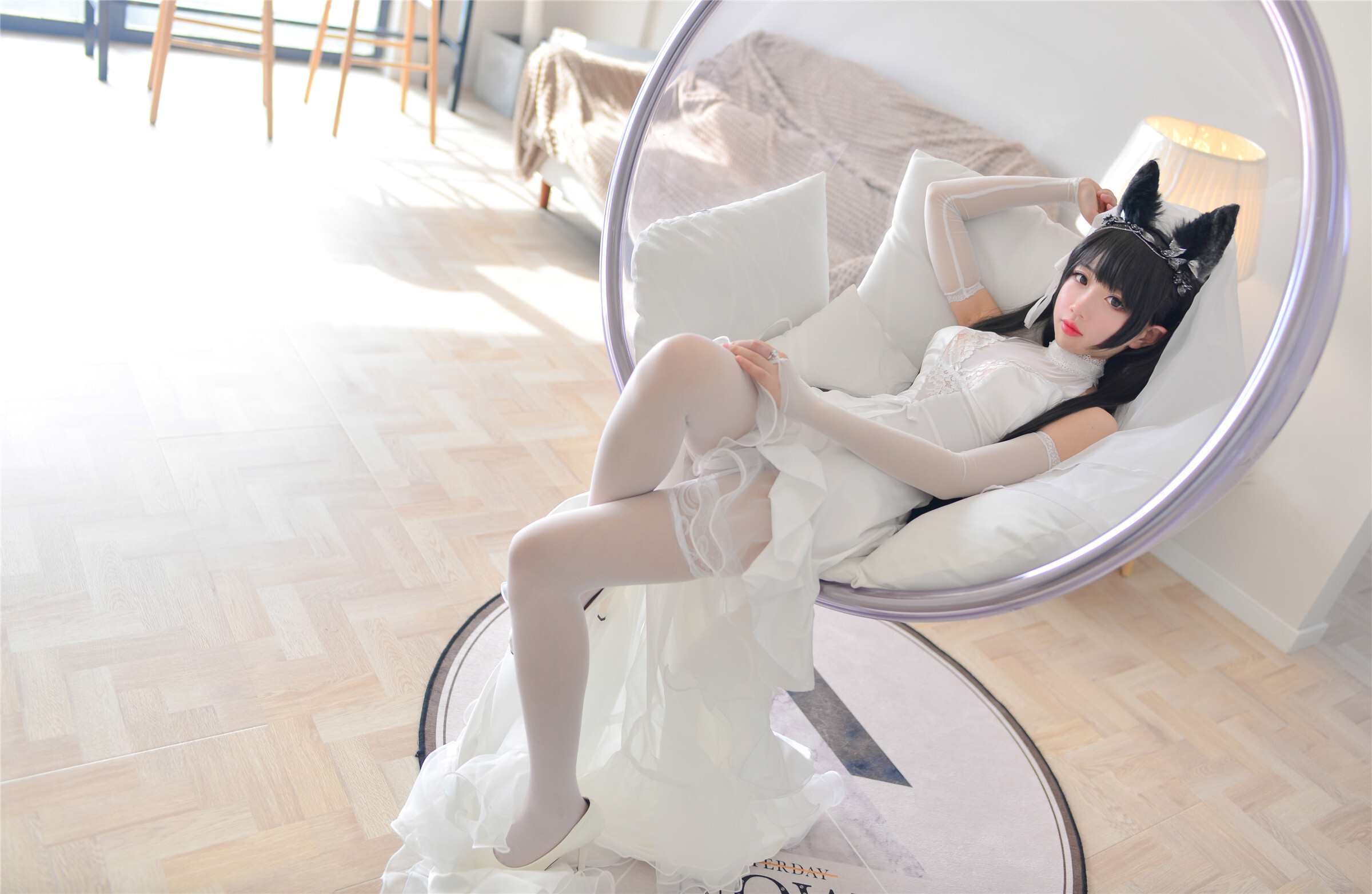 Cos小姐姐雪琪- 爱宕高跟美腿与婚纱