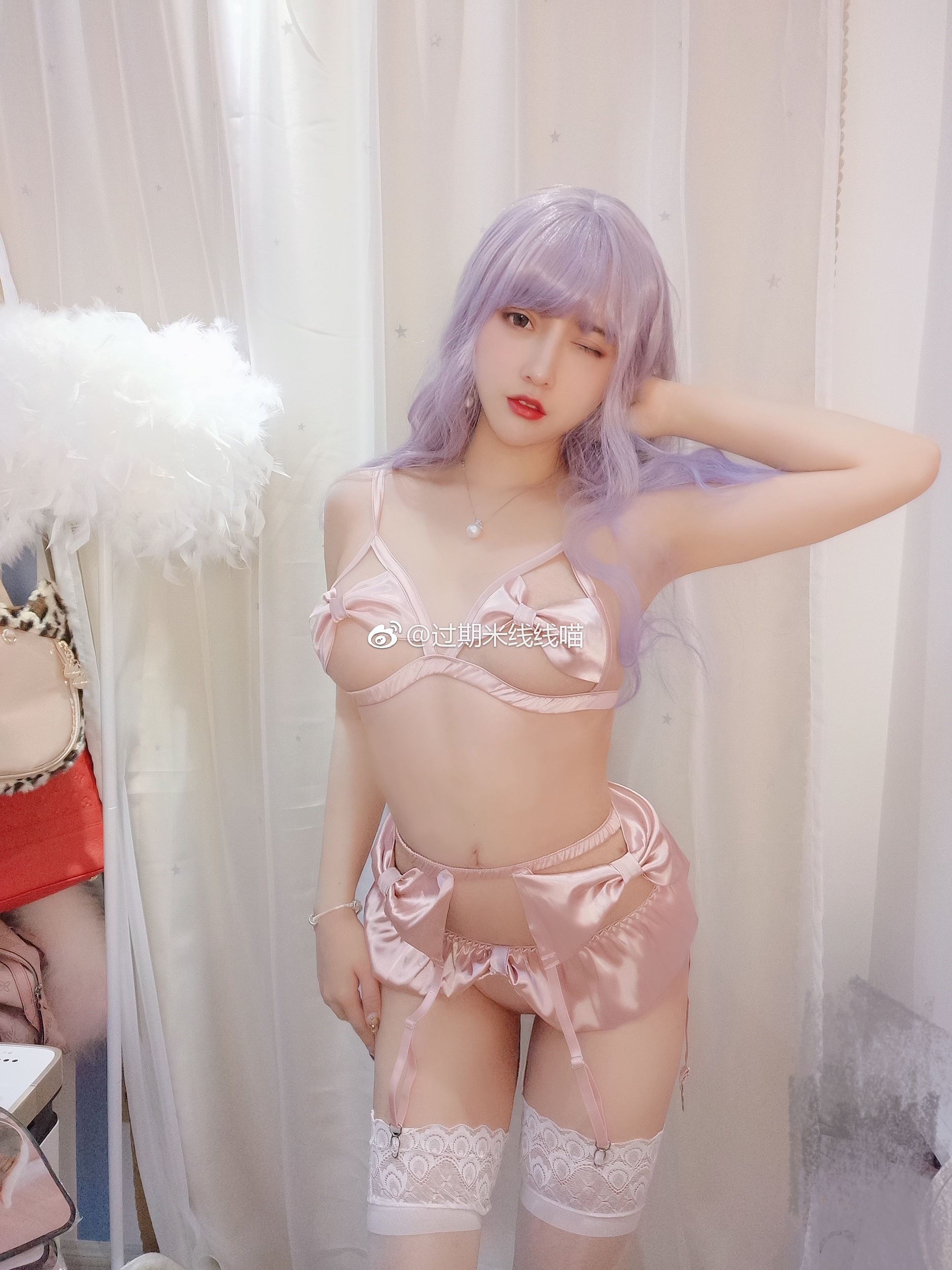 过期米线线喵 粉色有动态图