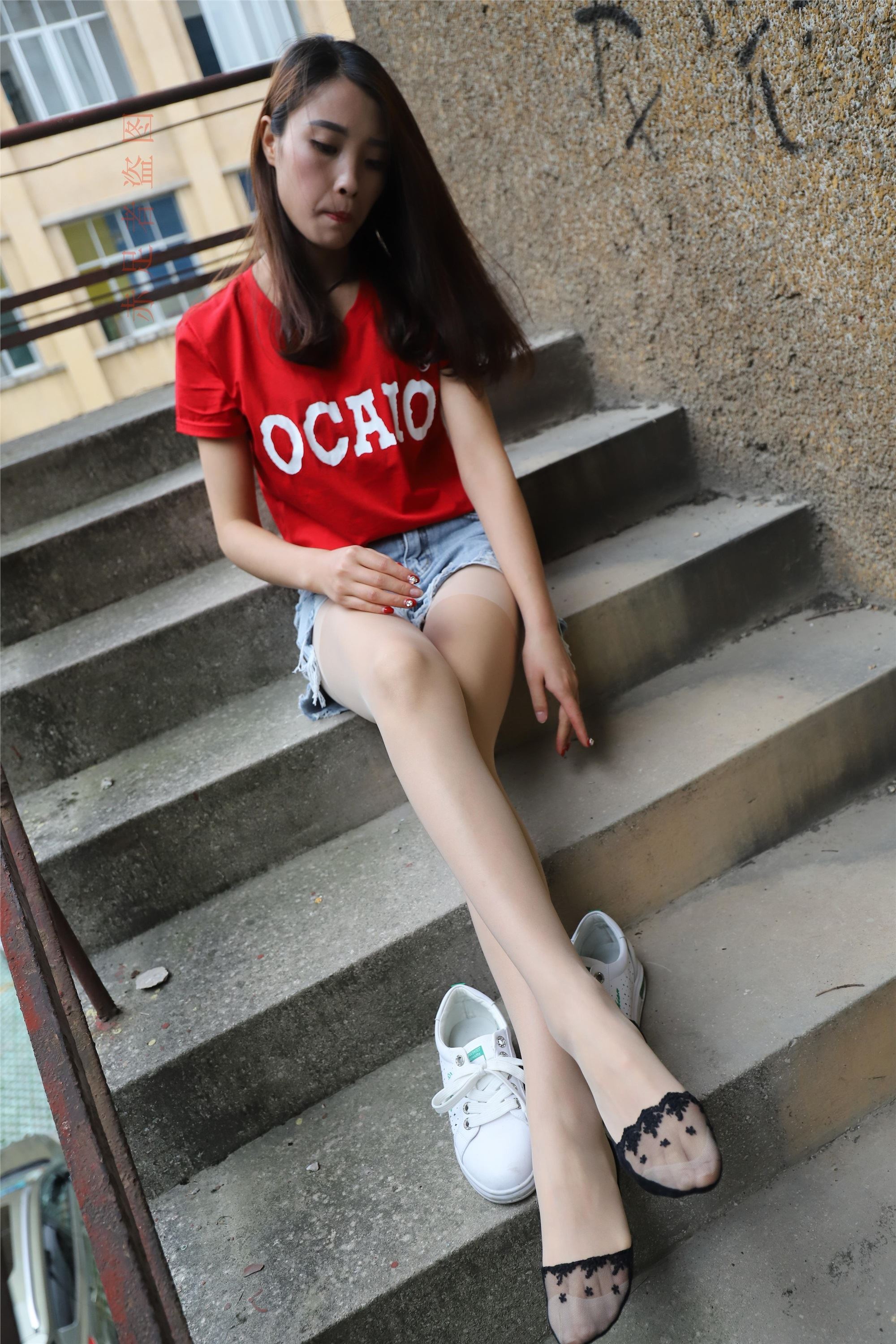 大西瓜套图 2018 6月活动模特1   长si 船袜(两套）2