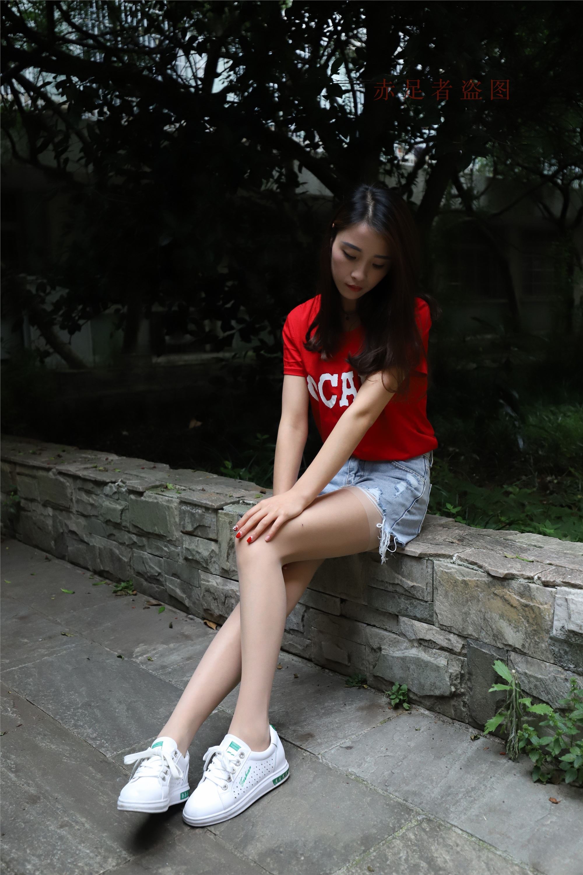 大西瓜套图 2018 6月活动模特1   长si 船袜(两套）2