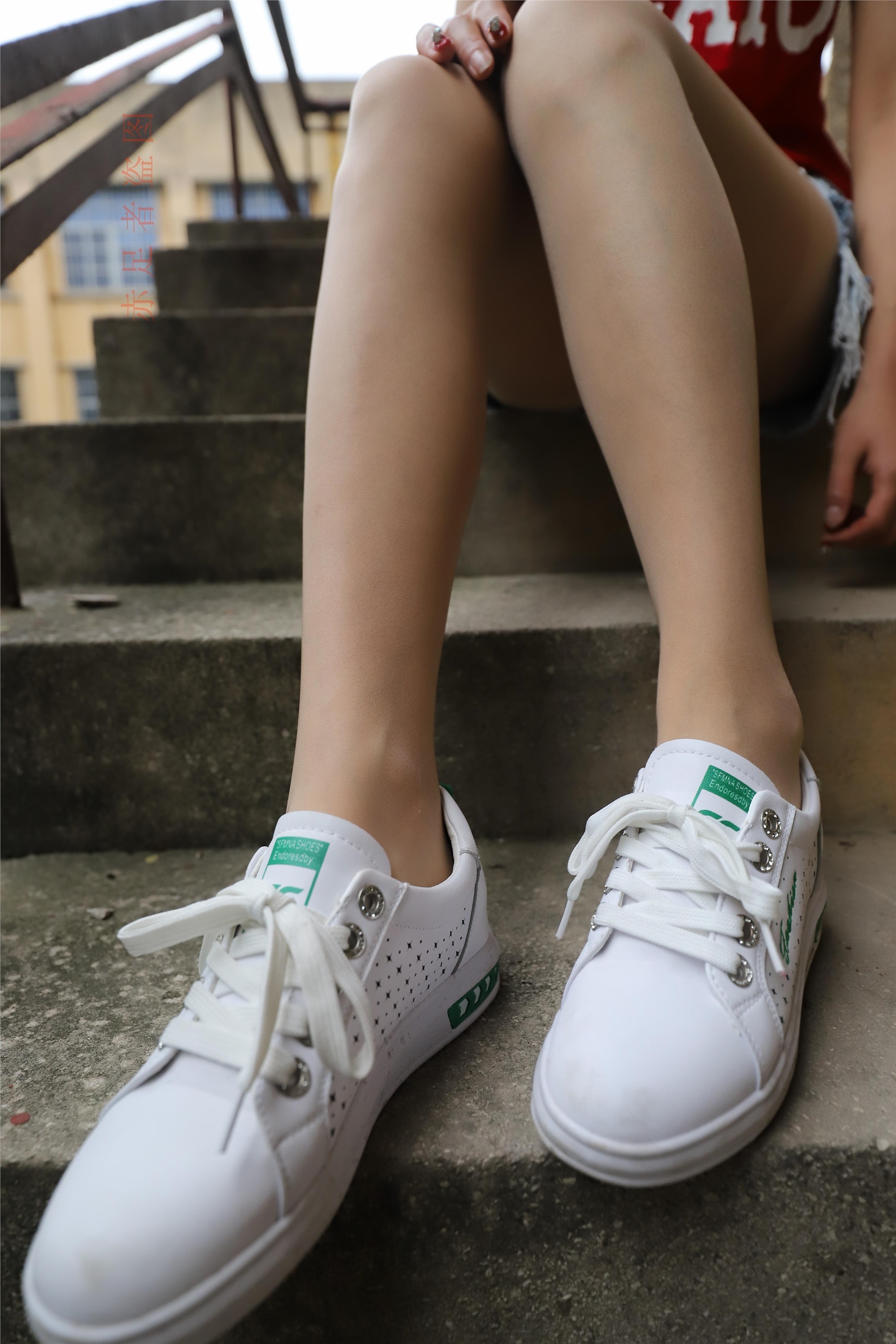 大西瓜套图 2018 6月活动模特1   长si 船袜(两套）2