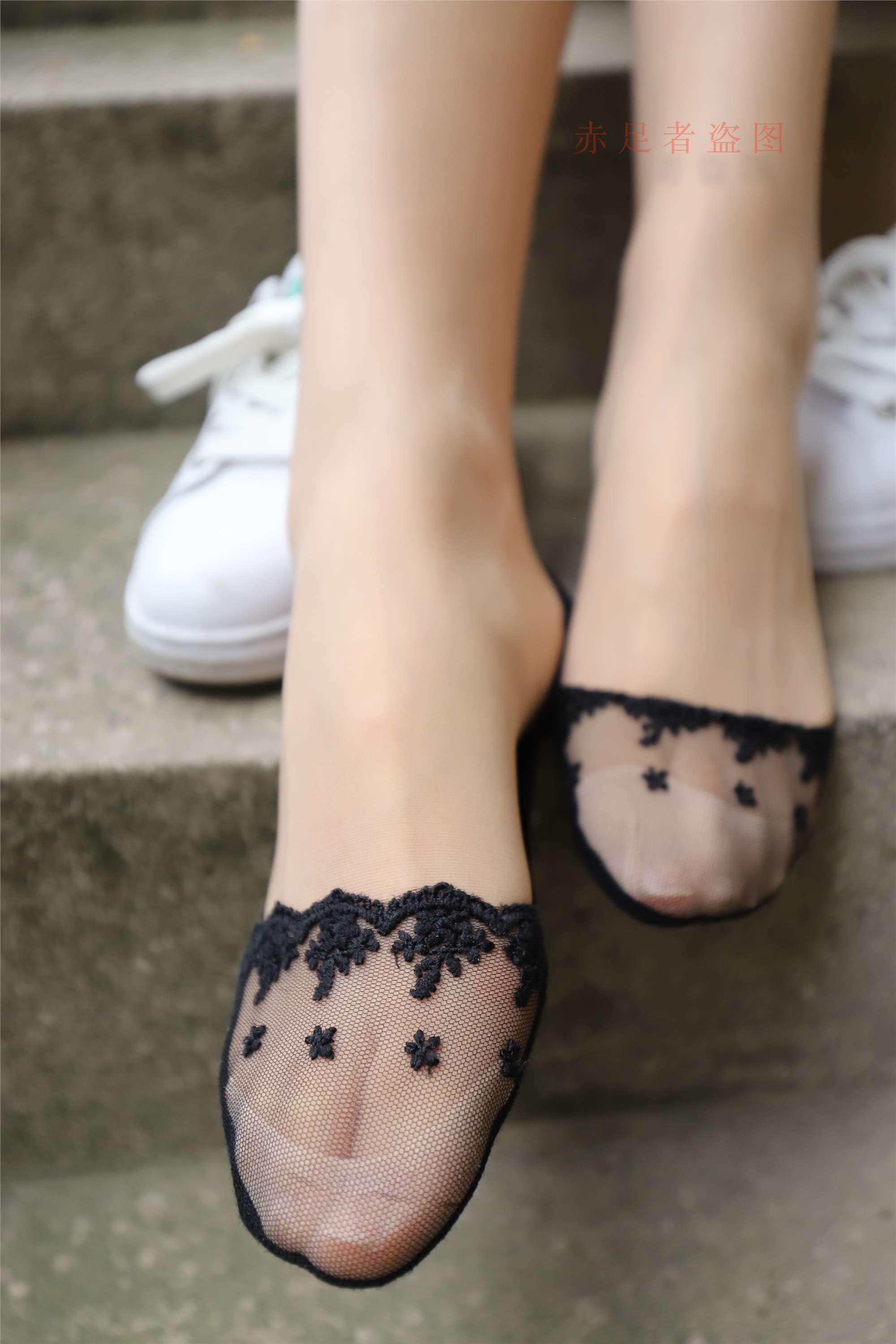 大西瓜套图 2018 6月活动模特1   长si 船袜(两套）2