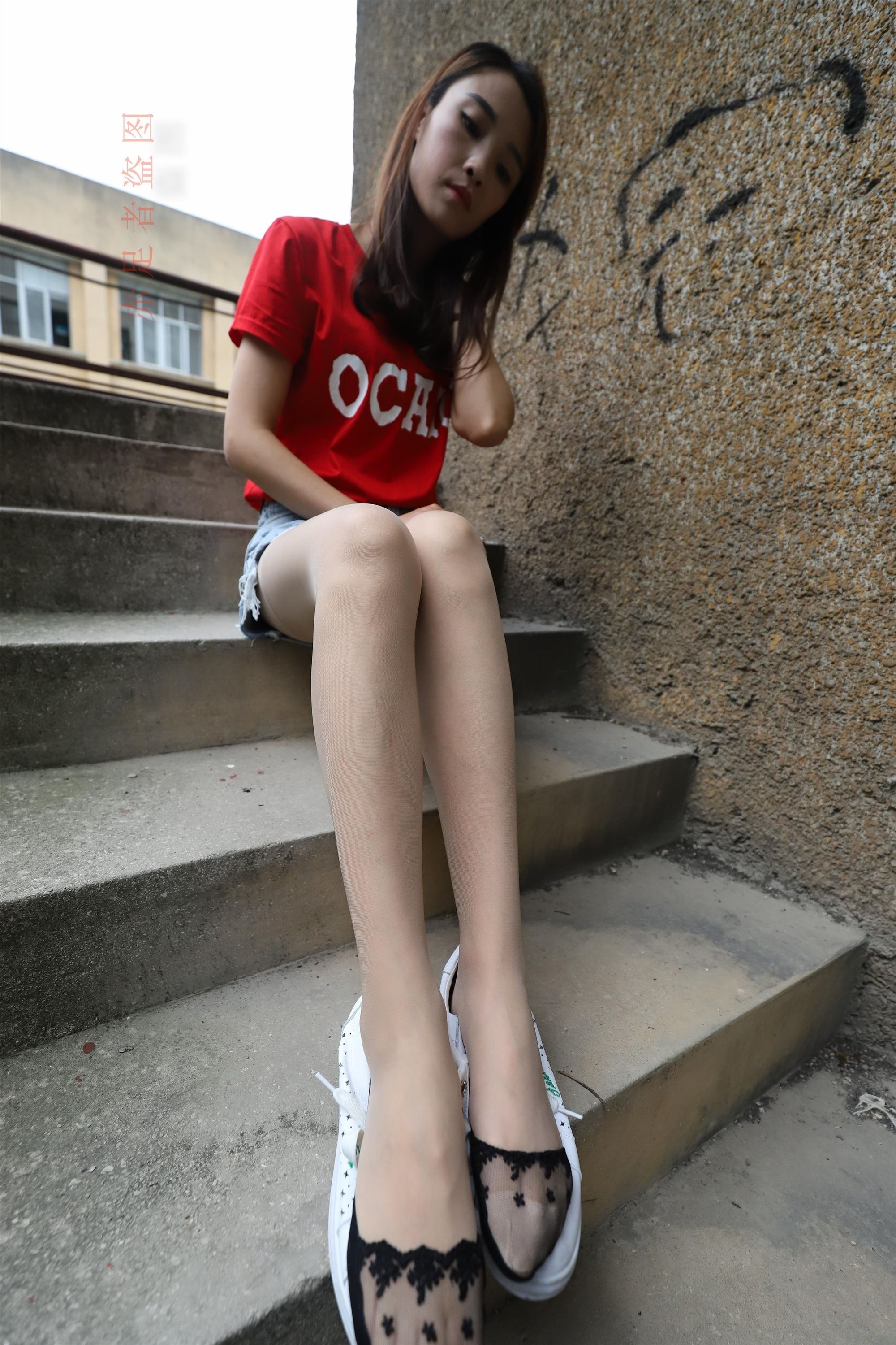 大西瓜套图 2018 6月活动模特1   长si 船袜(两套）2