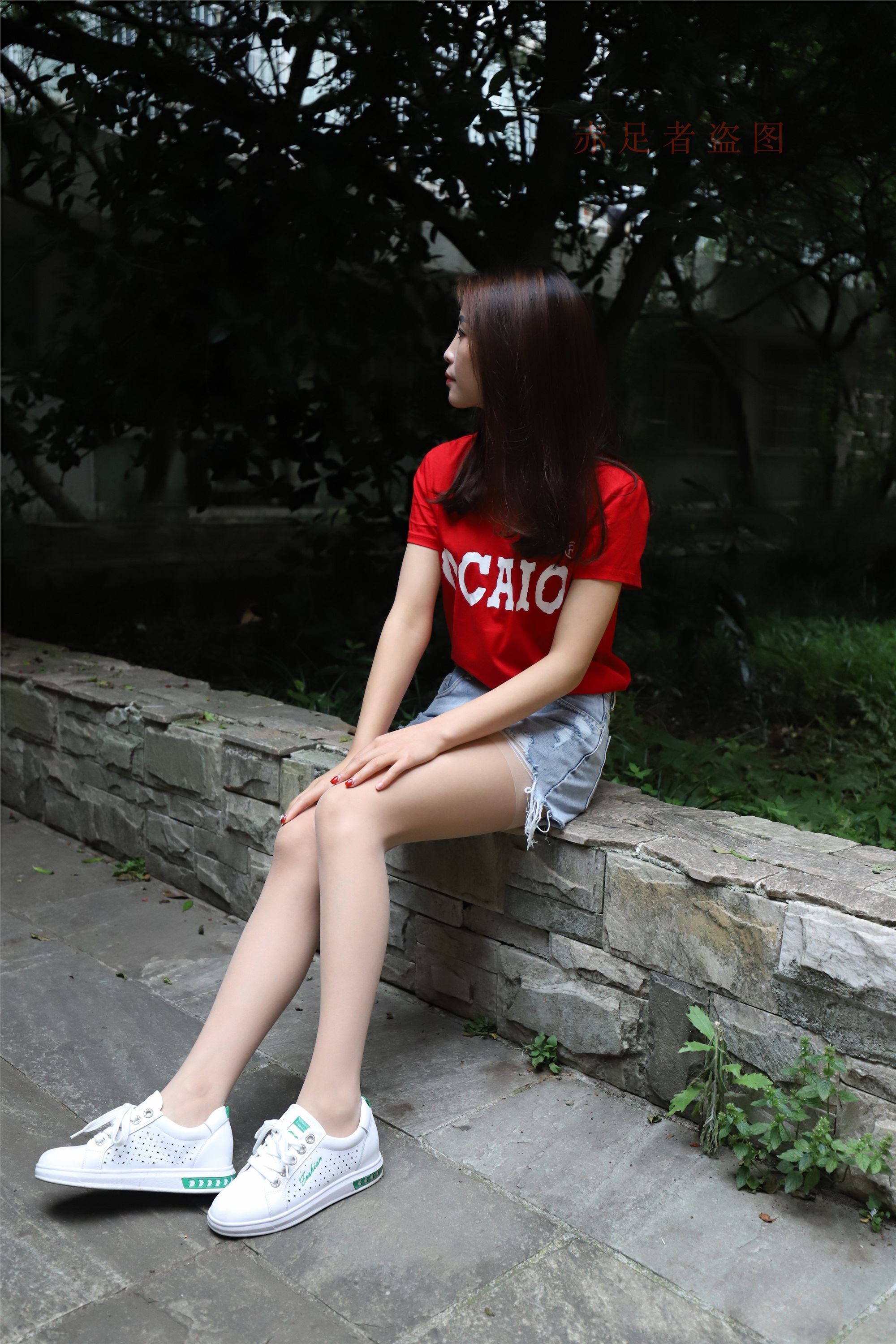 大西瓜套图 2018 6月活动模特1   长si 船袜(两套）2