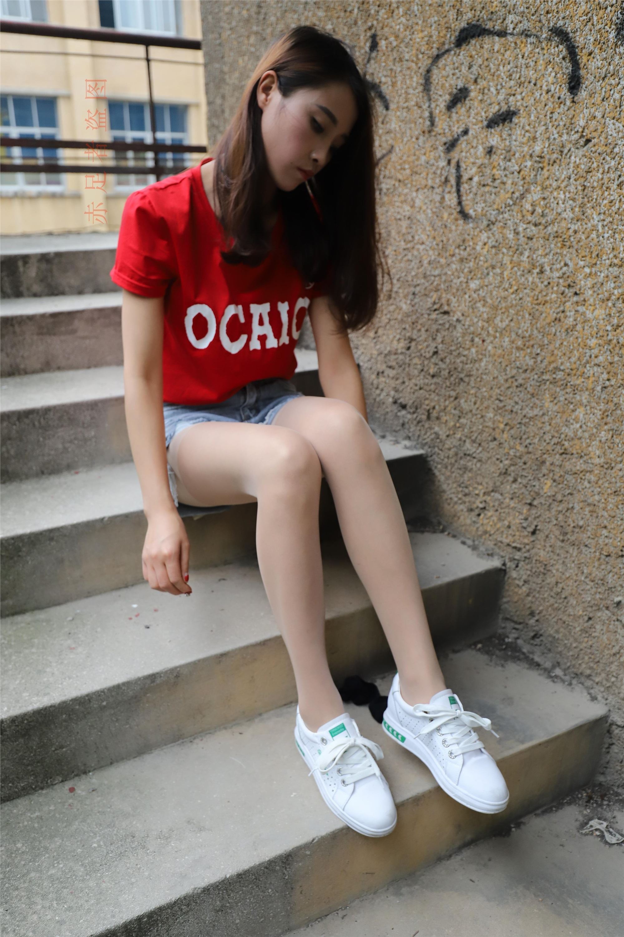 大西瓜套图 2018 6月活动模特1   长si 船袜(两套）3