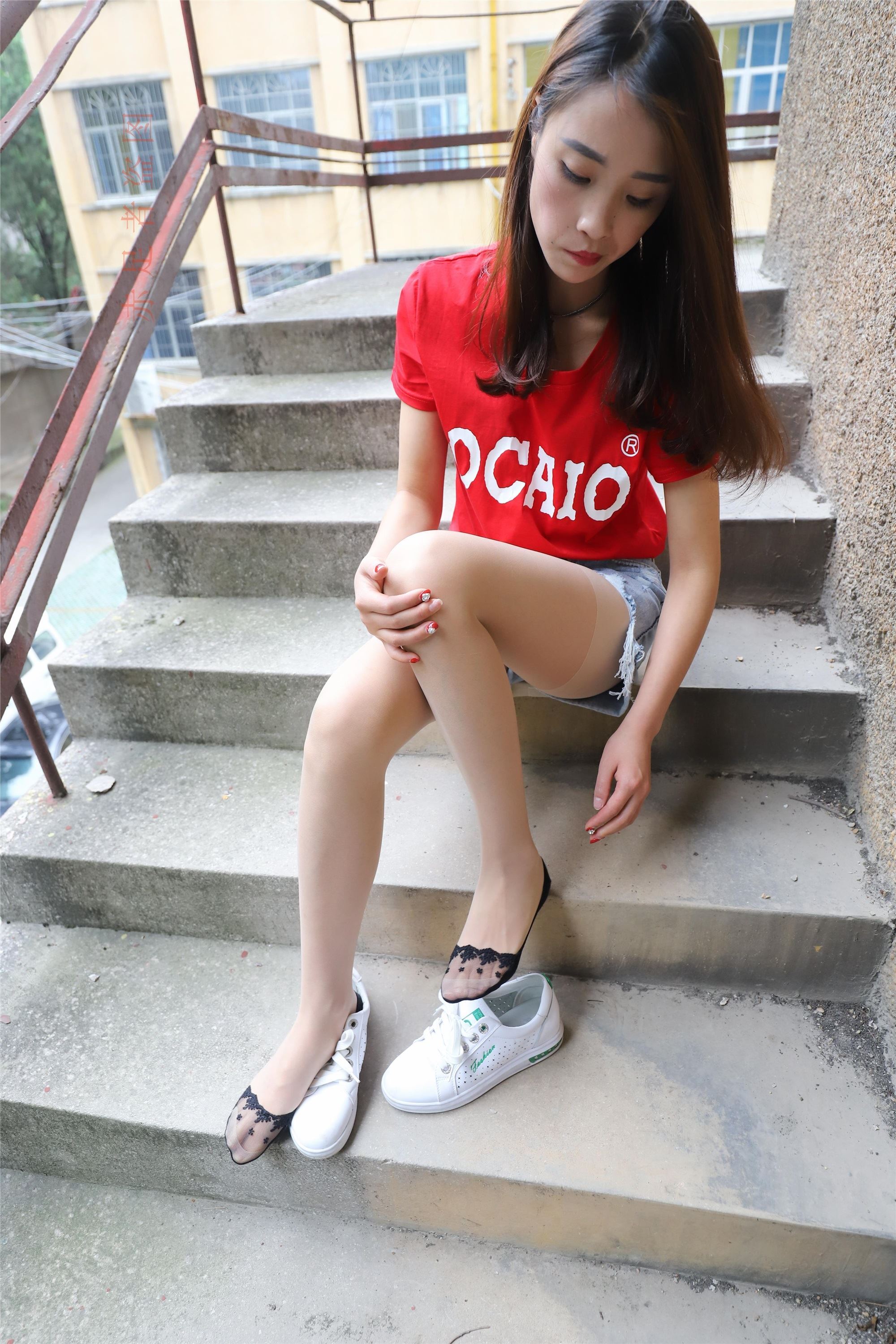 大西瓜套图 2018 6月活动模特1   长si 船袜(两套）3