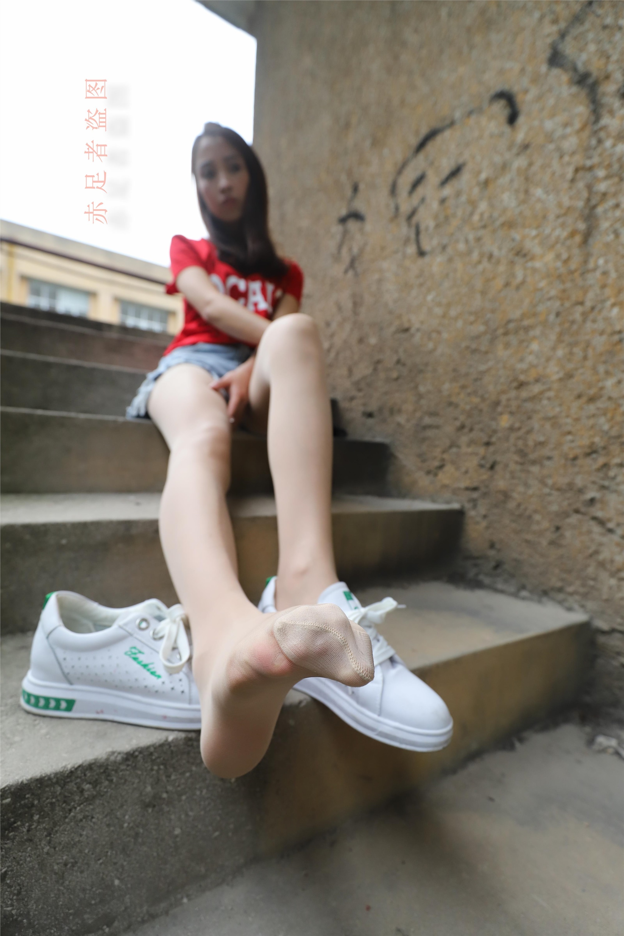 大西瓜套图 2018 6月活动模特1   长si 船袜(两套）3