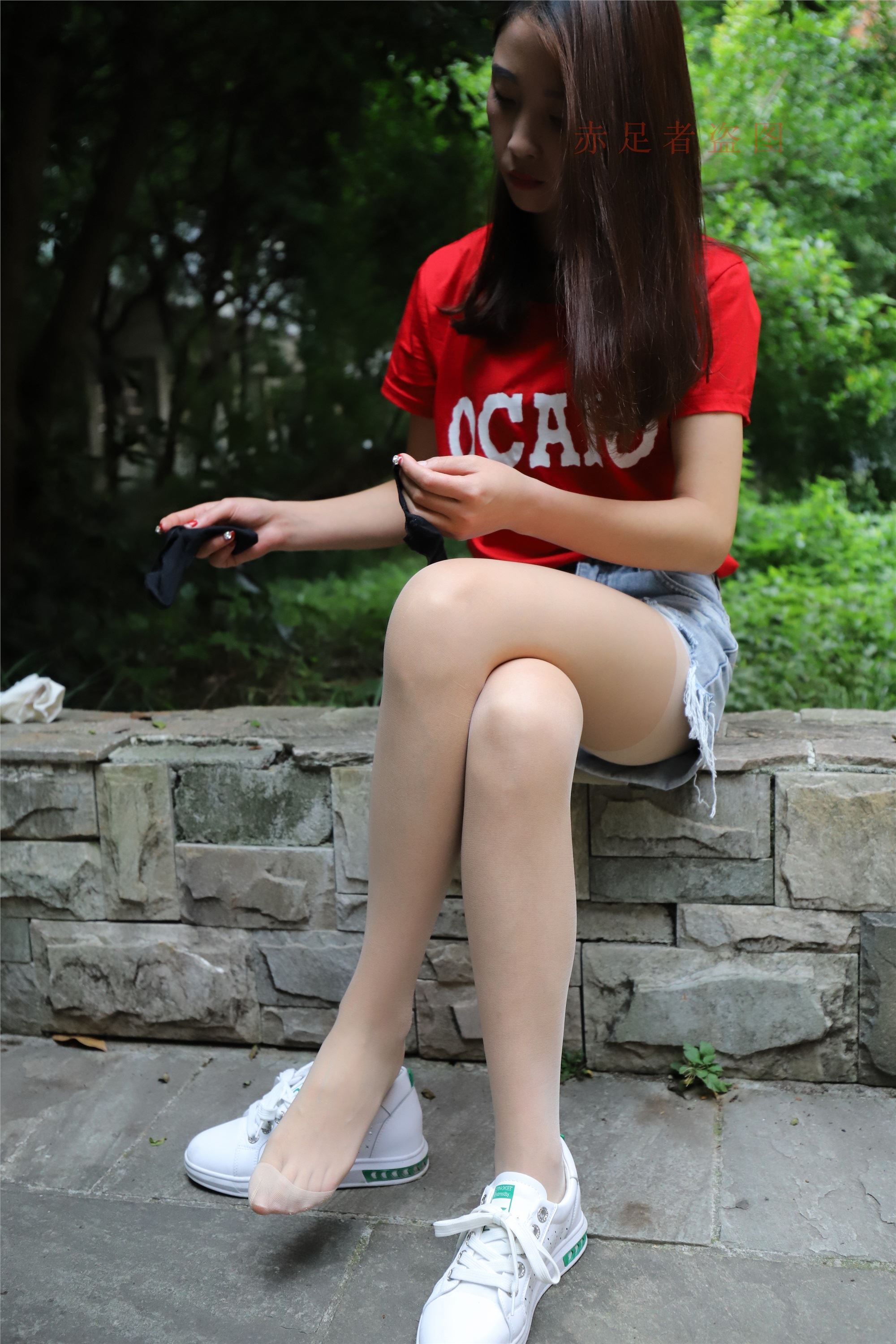 大西瓜套图 2018 6月活动模特1   长si 船袜(两套）4