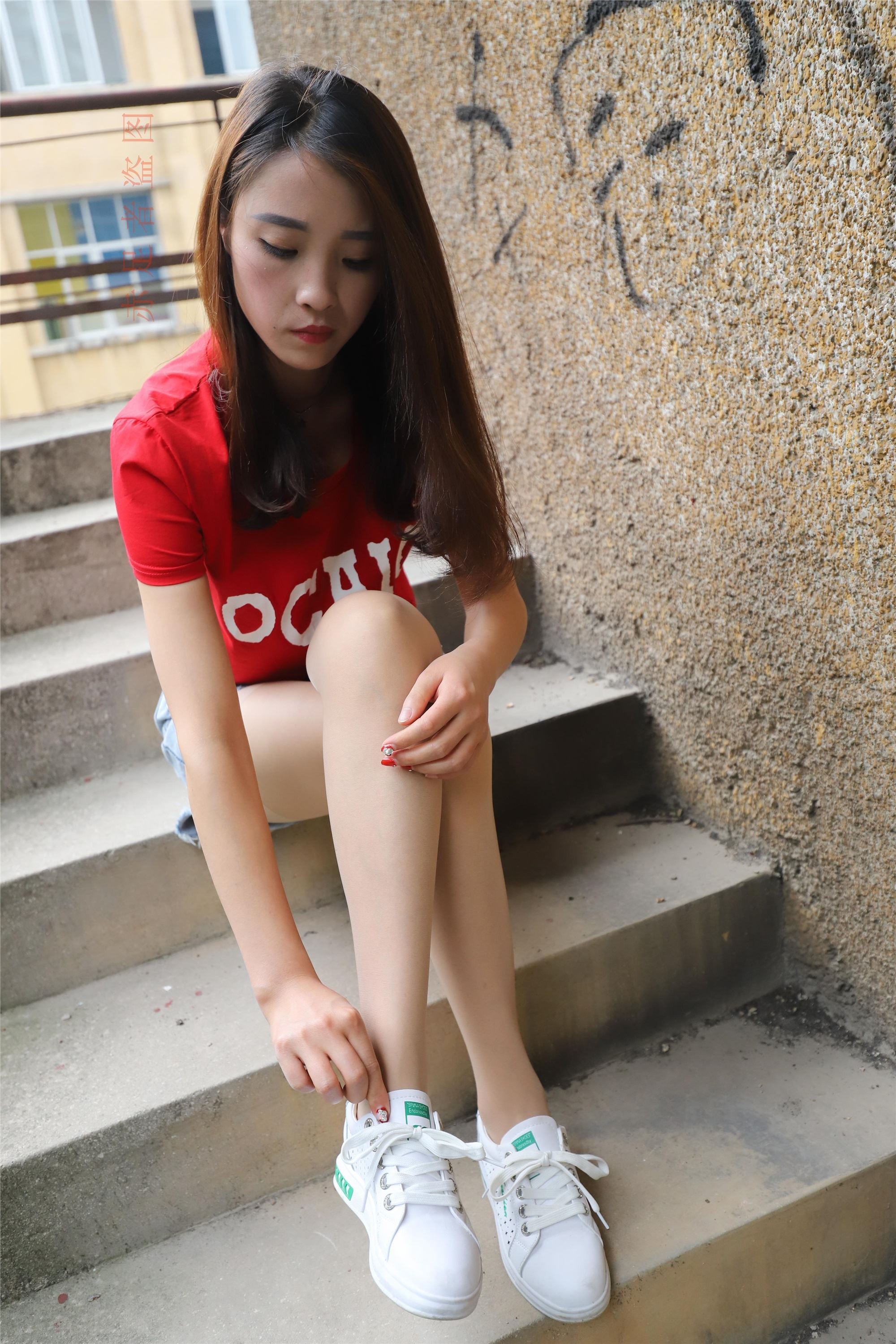 大西瓜套图 2018 6月活动模特1   长si 船袜(两套）4