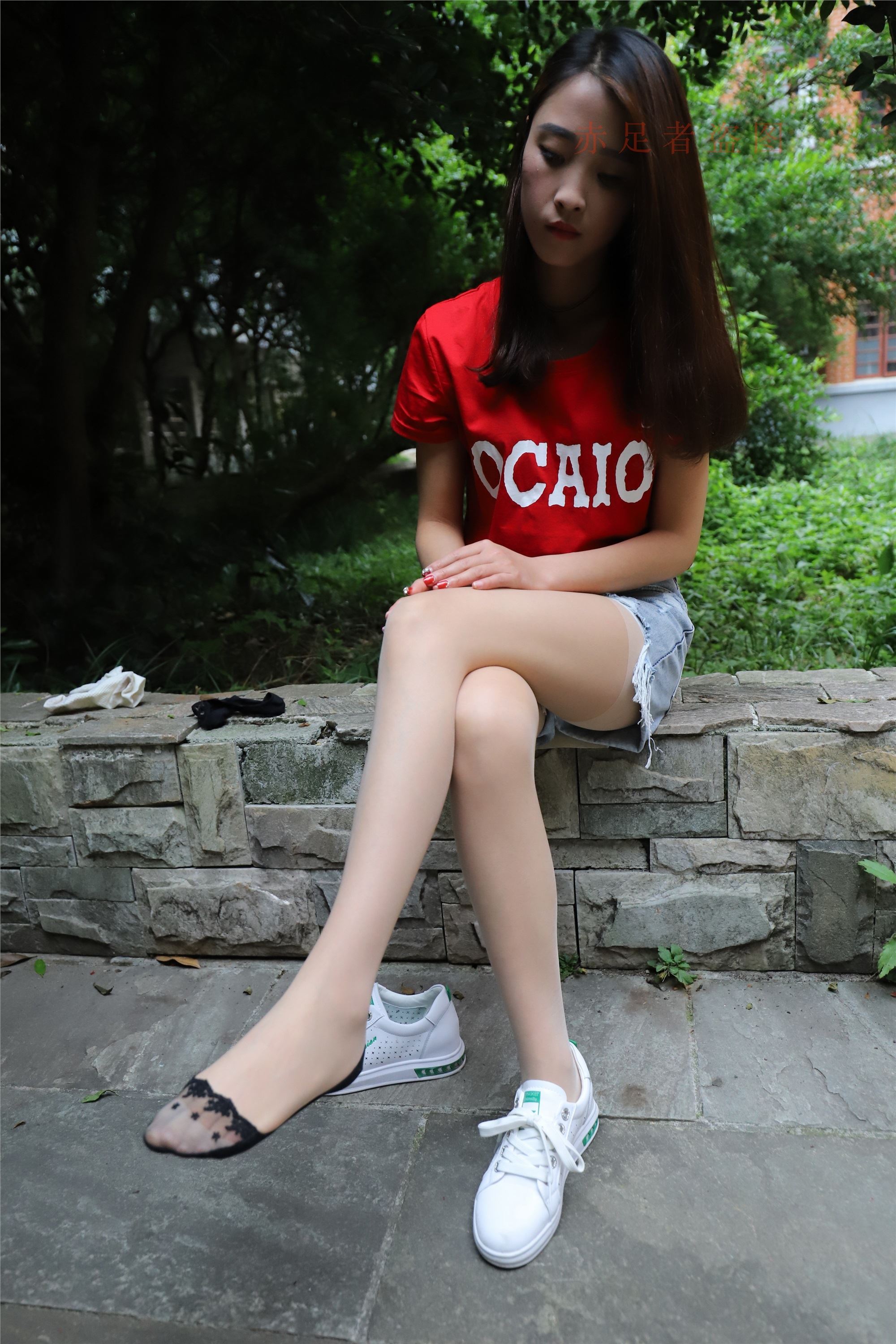 大西瓜套图 2018 6月活动模特1   长si 船袜(两套）4