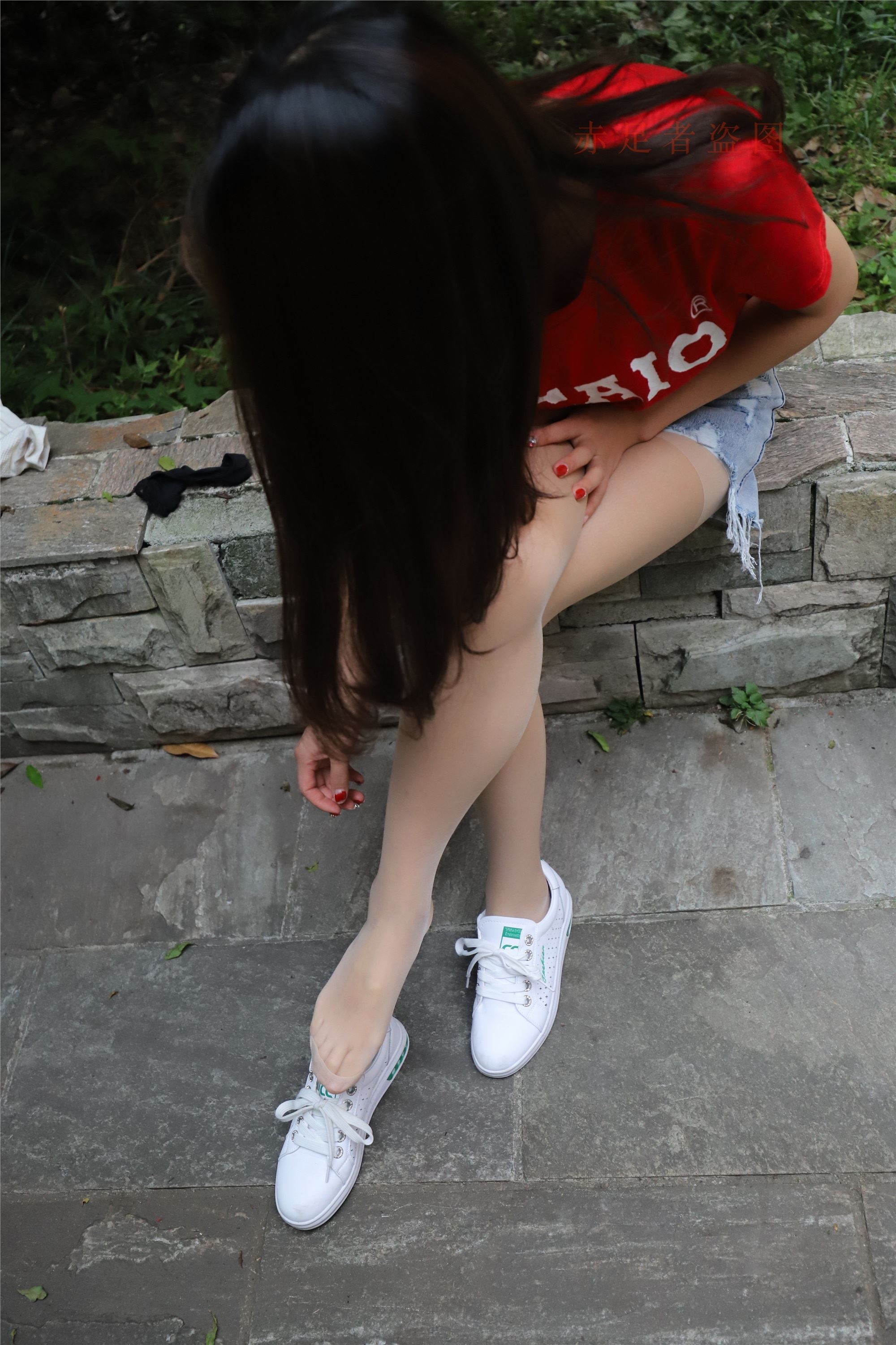 大西瓜套图 2018 6月活动模特1   长si 船袜(两套）4