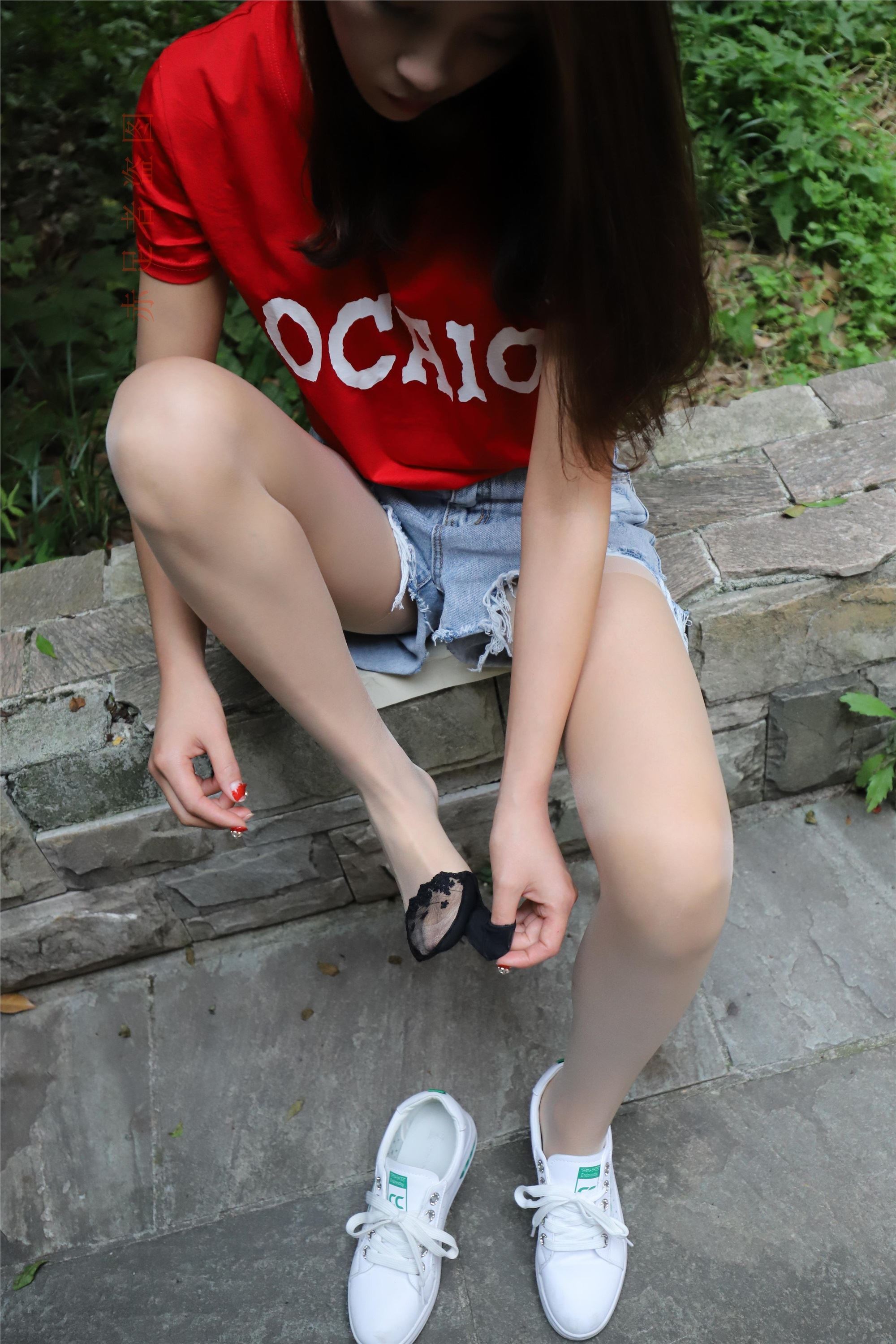 大西瓜套图 2018 6月活动模特1   长si 船袜(两套）4