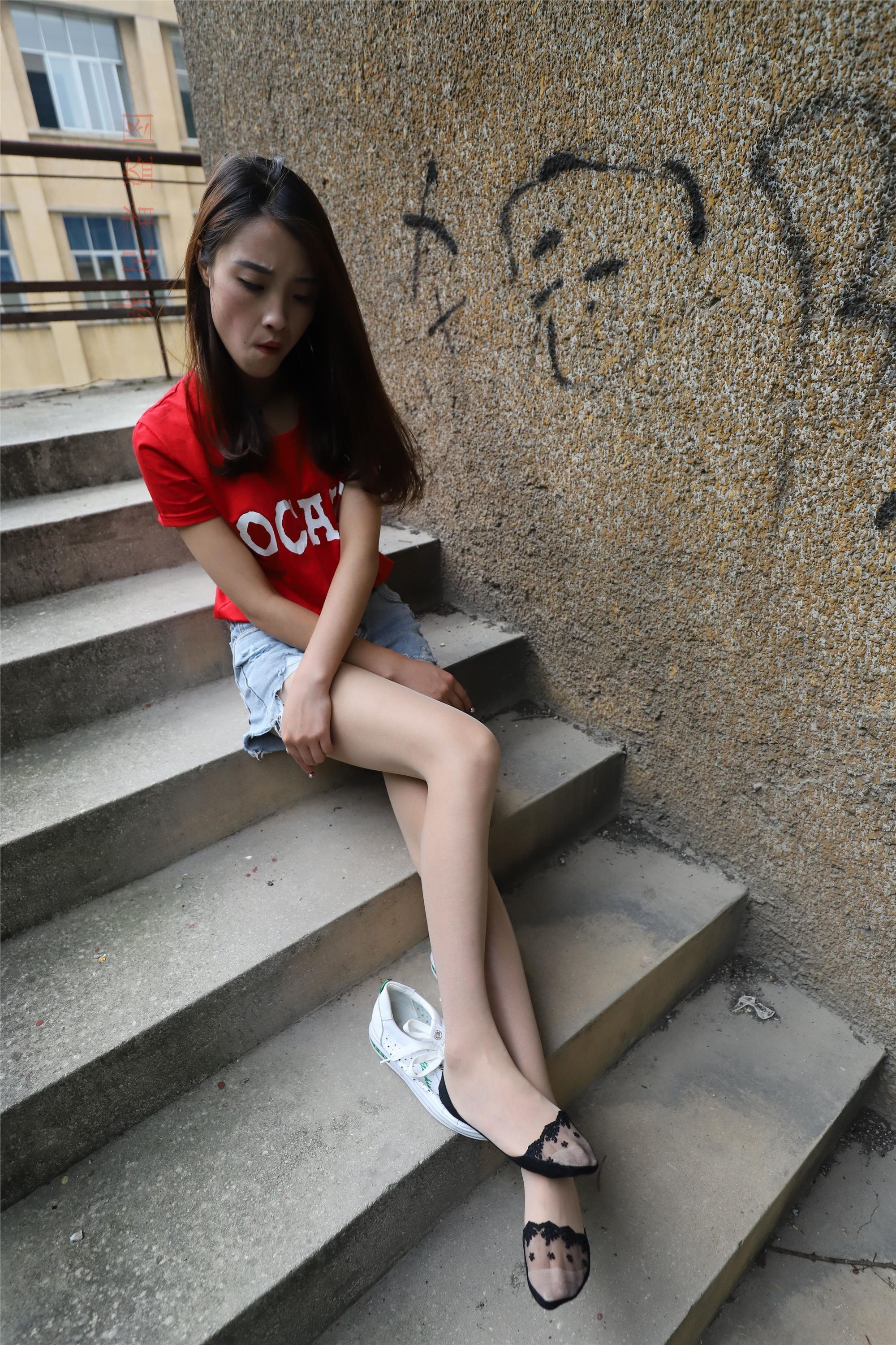 大西瓜套图 2018 6月活动模特1   长si 船袜(两套）4