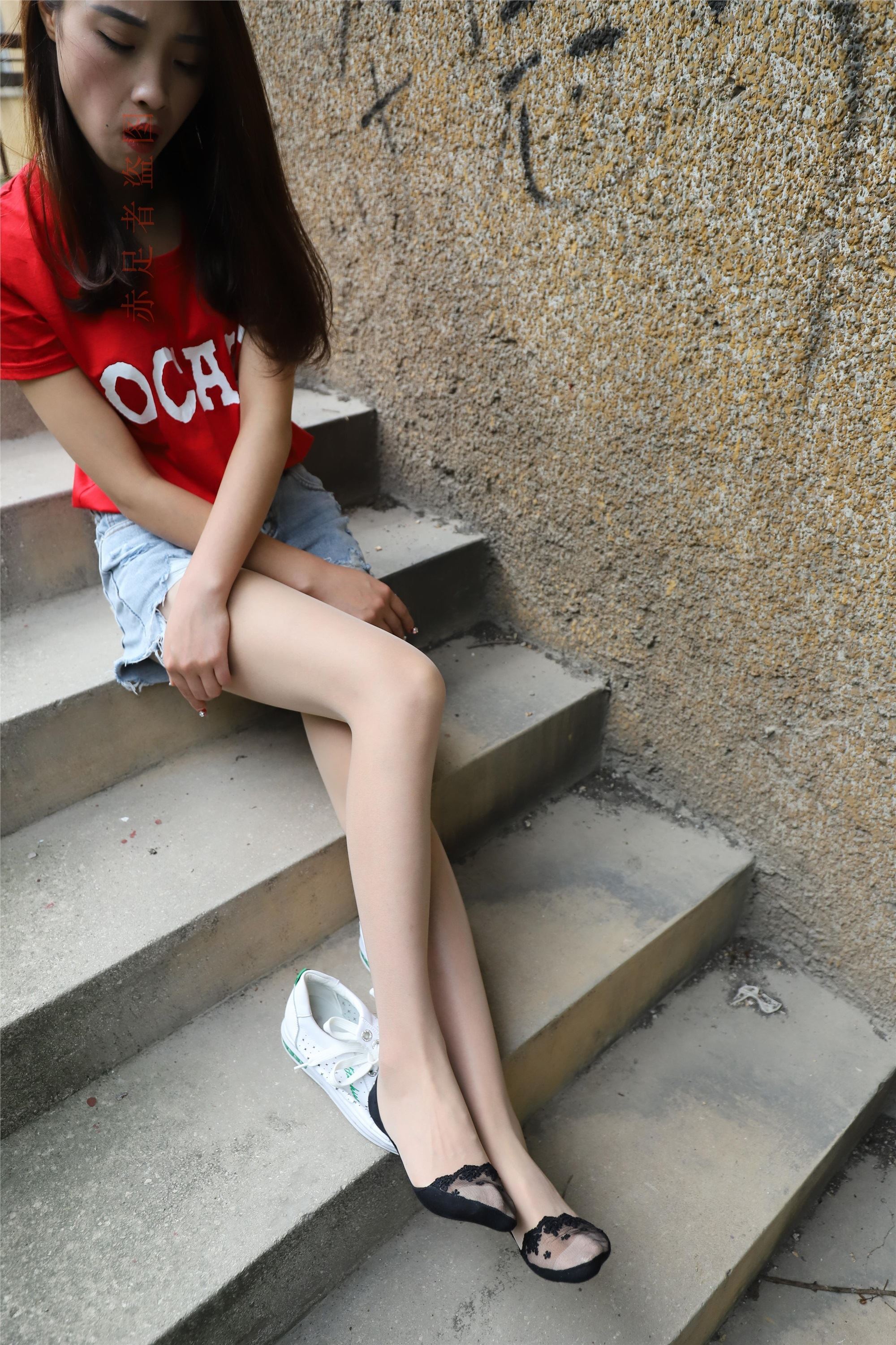 大西瓜套图 2018 6月活动模特1   长si 船袜(两套）4