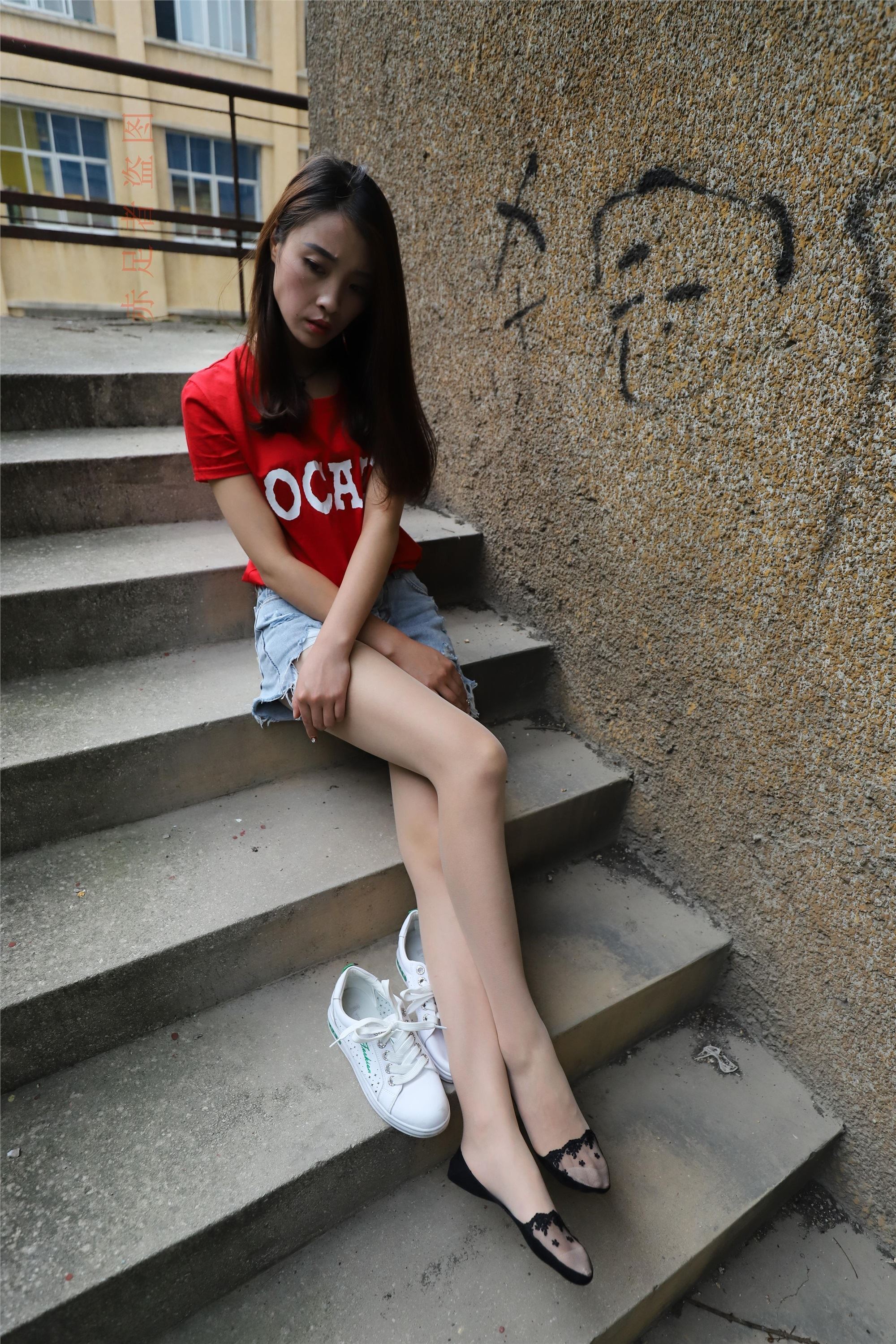 大西瓜套图 2018 6月活动模特1   长si 船袜(两套）4