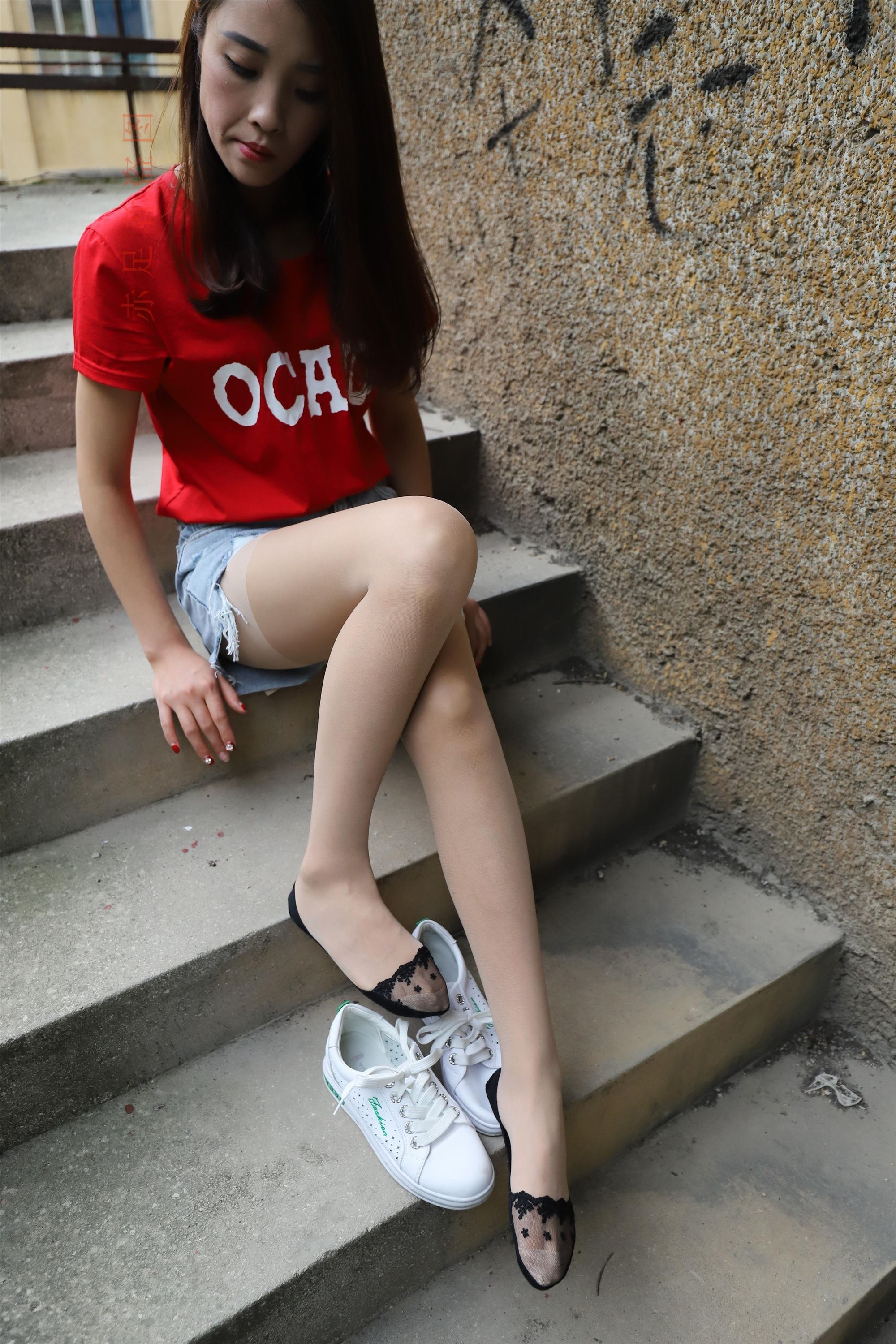 大西瓜套图 2018 6月活动模特1   长si 船袜(两套）4