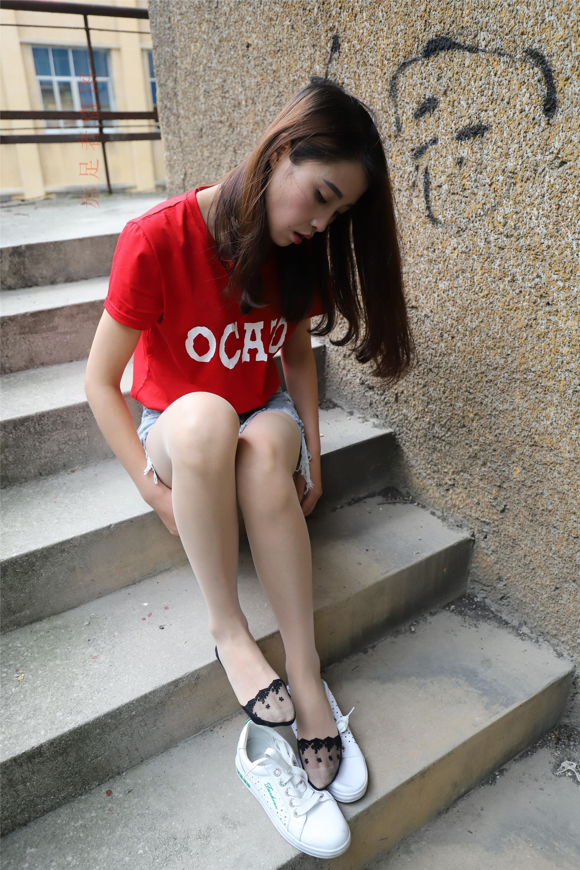 大西瓜套图 2018 6月活动模特1   长si 船袜(两套）4