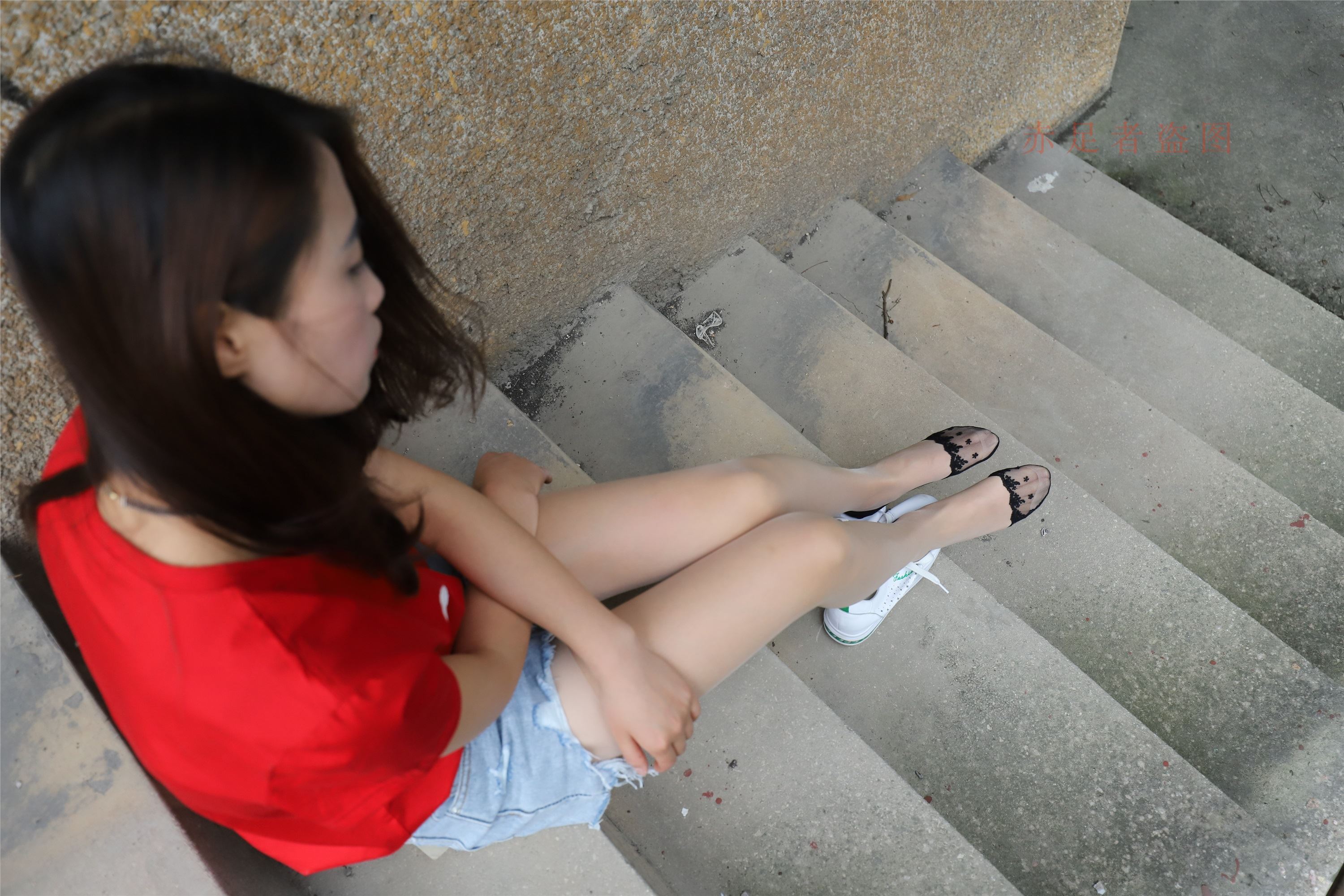 大西瓜套图 2018 6月活动模特1   长si 船袜(两套）4