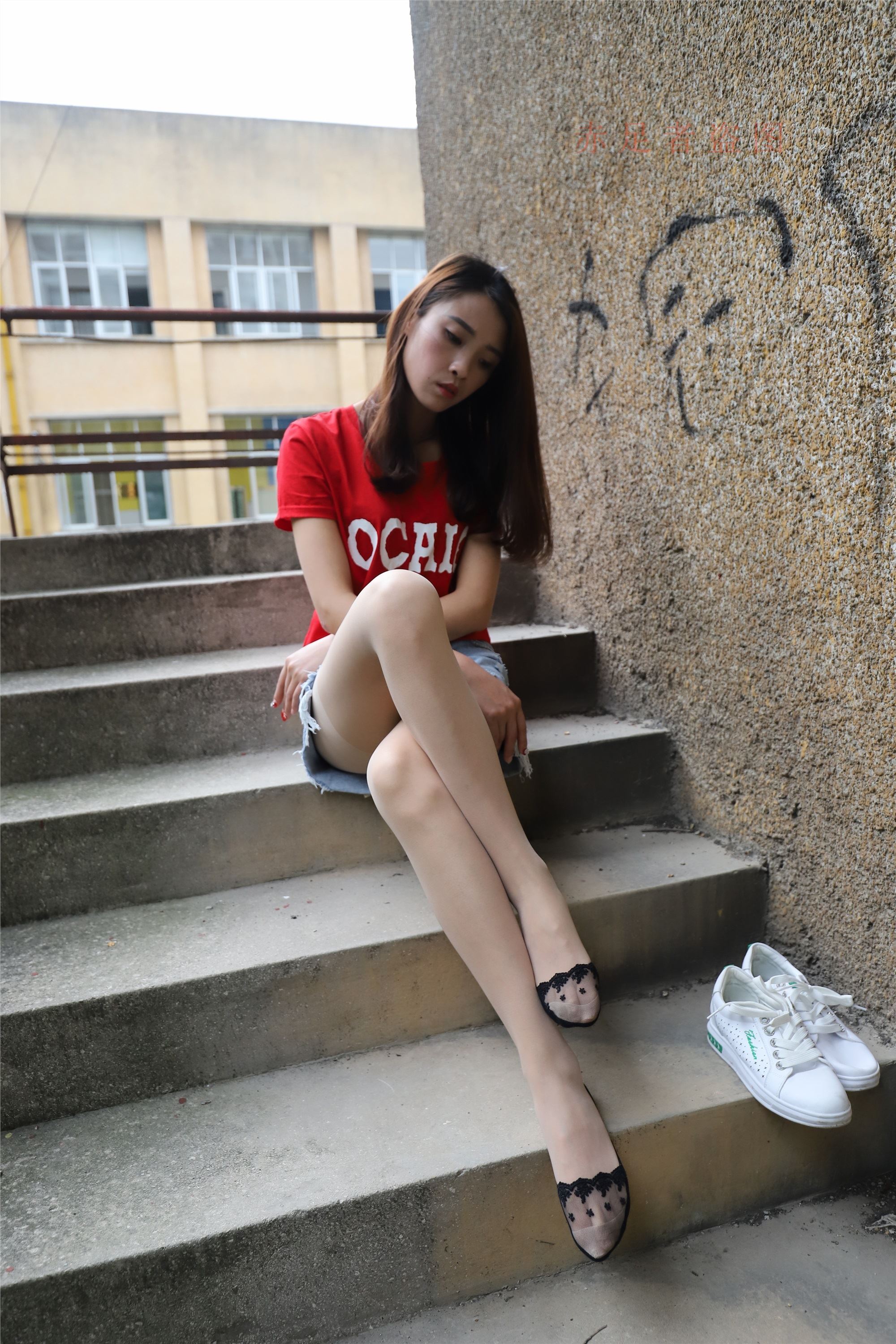 大西瓜套图 2018 6月活动模特1   长si 船袜(两套）4