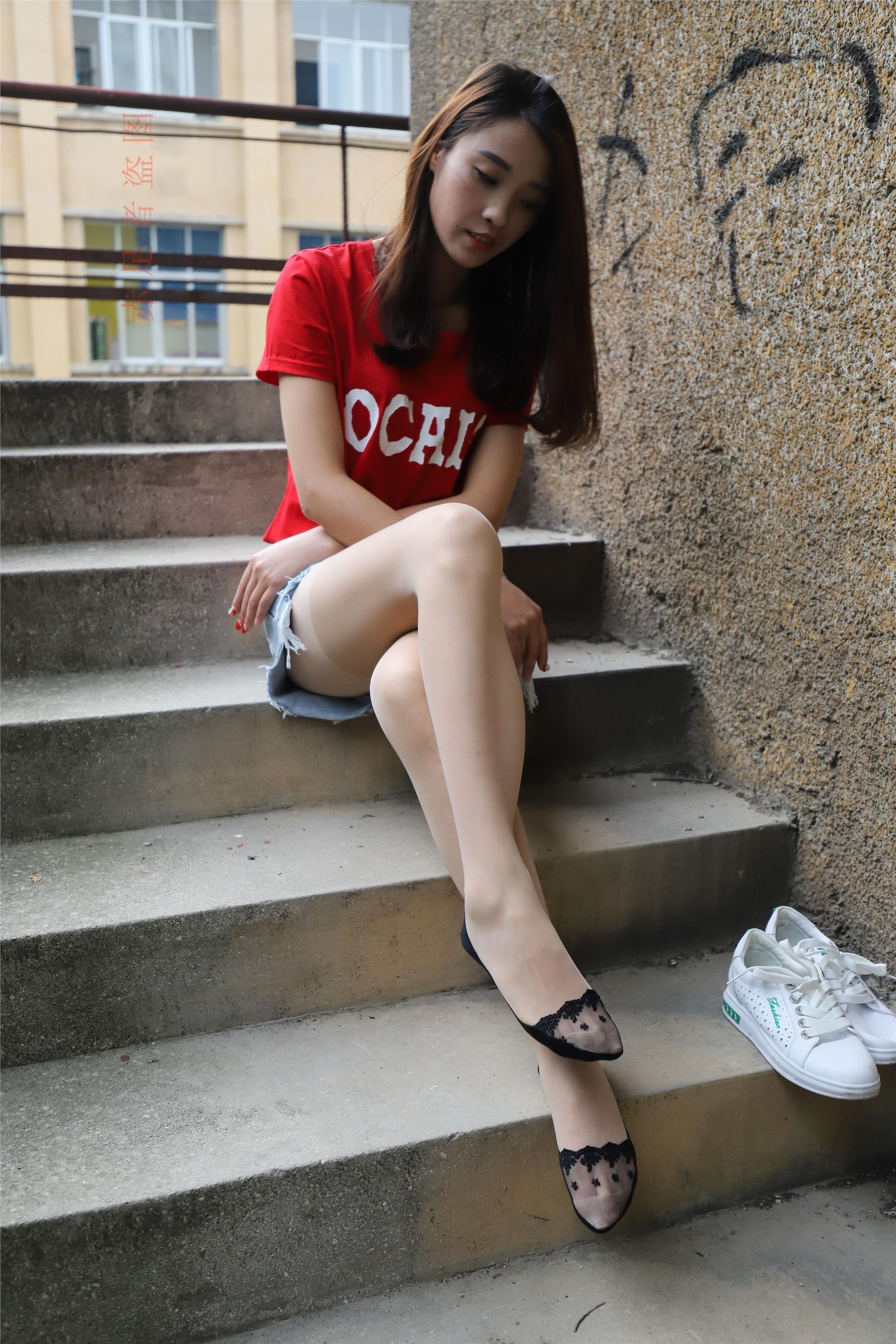 大西瓜套图 2018 6月活动模特1   长si 船袜(两套）4