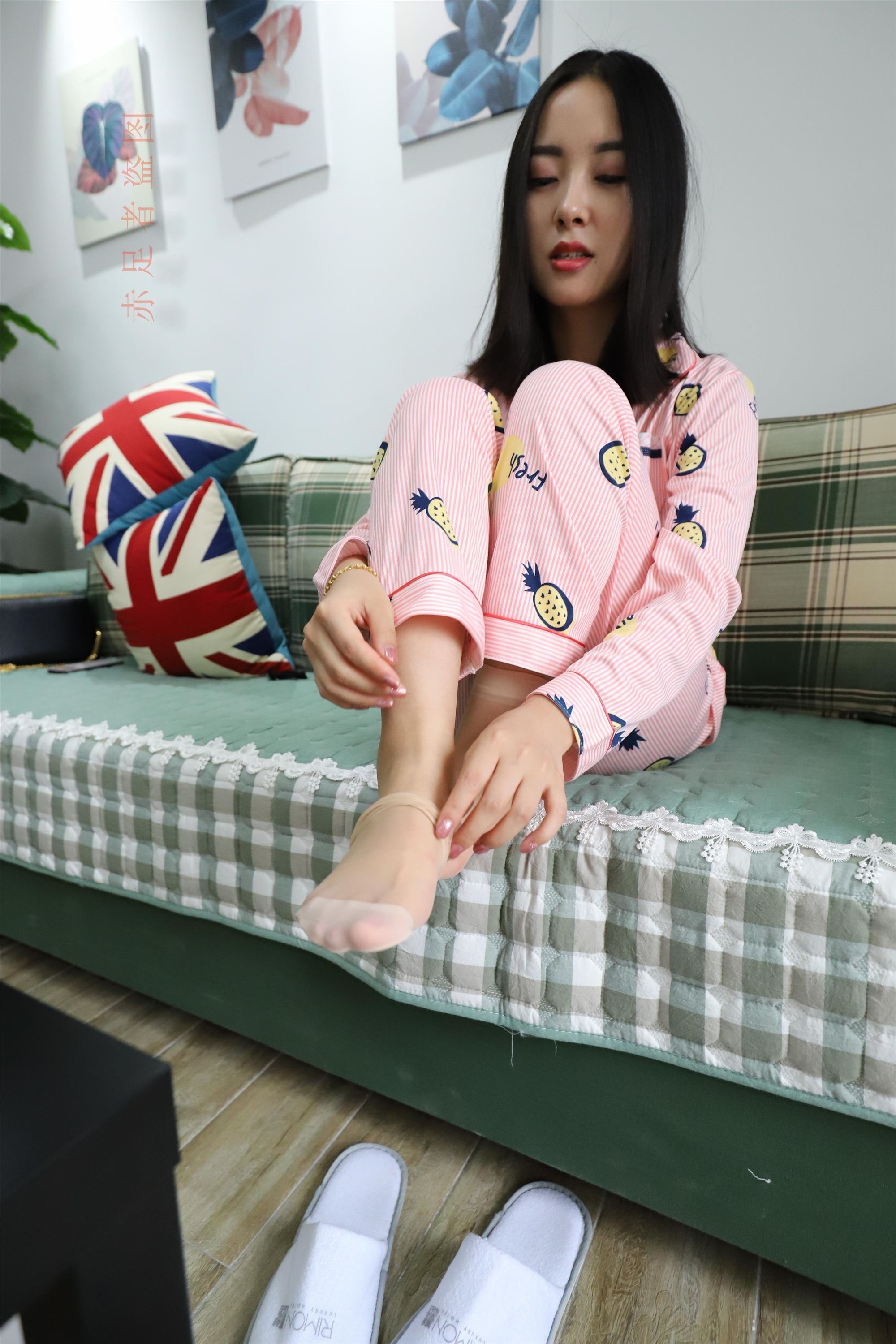 大西瓜套图 2018 6月活动模特2  尝试搭讪 短si 船袜1