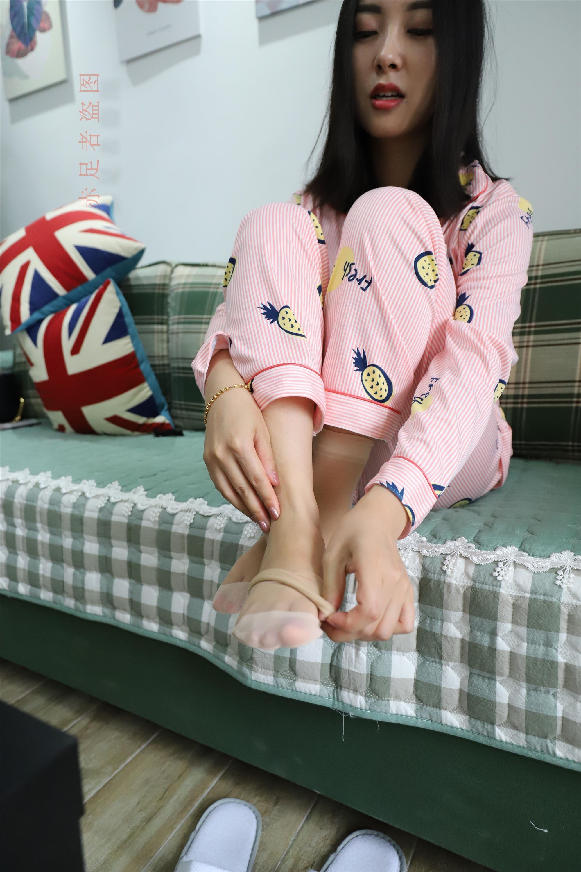 大西瓜套图 2018 6月活动模特2  尝试搭讪 短si 船袜1