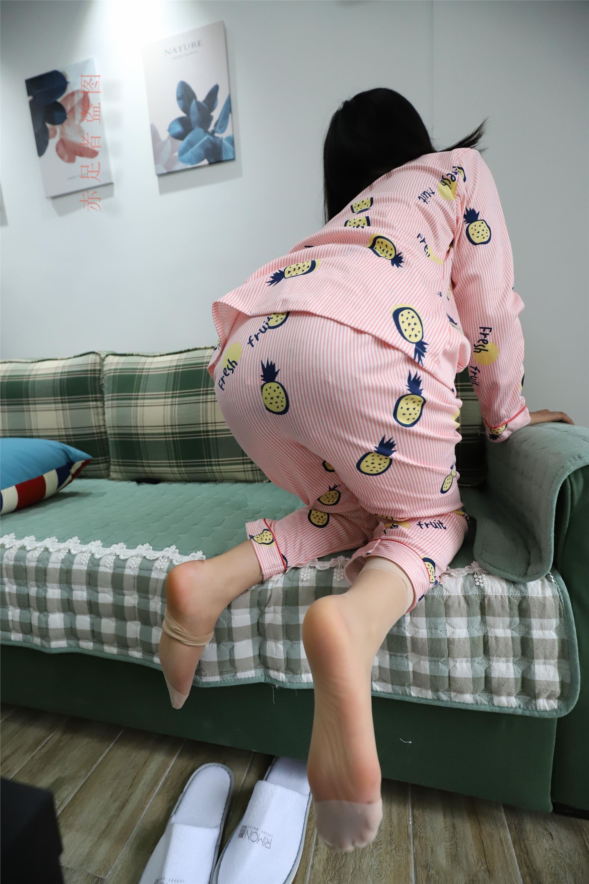 大西瓜套图 2018 6月活动模特2  尝试搭讪 短si 船袜1