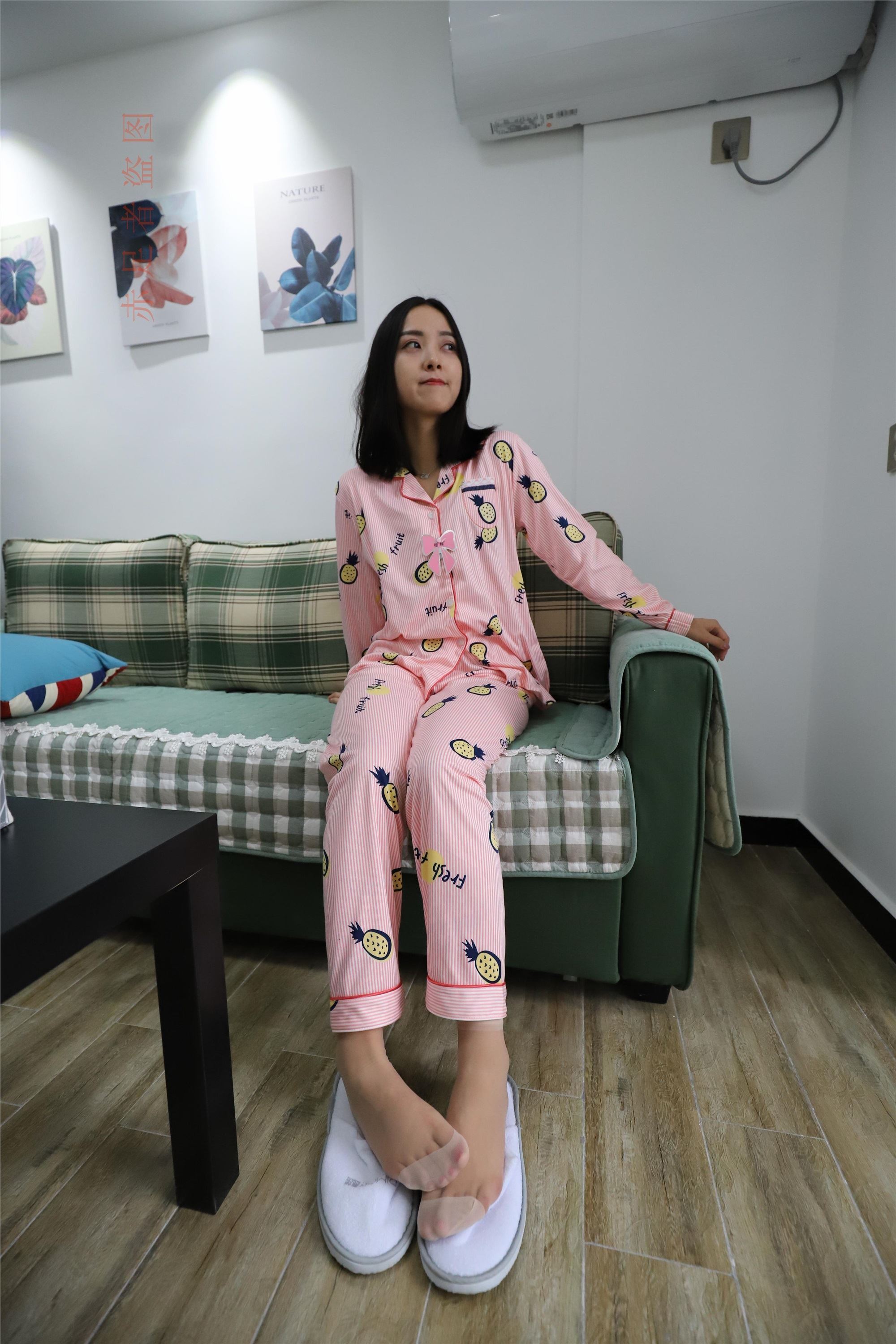 大西瓜套图 2018 6月活动模特2  尝试搭讪 短si 船袜1