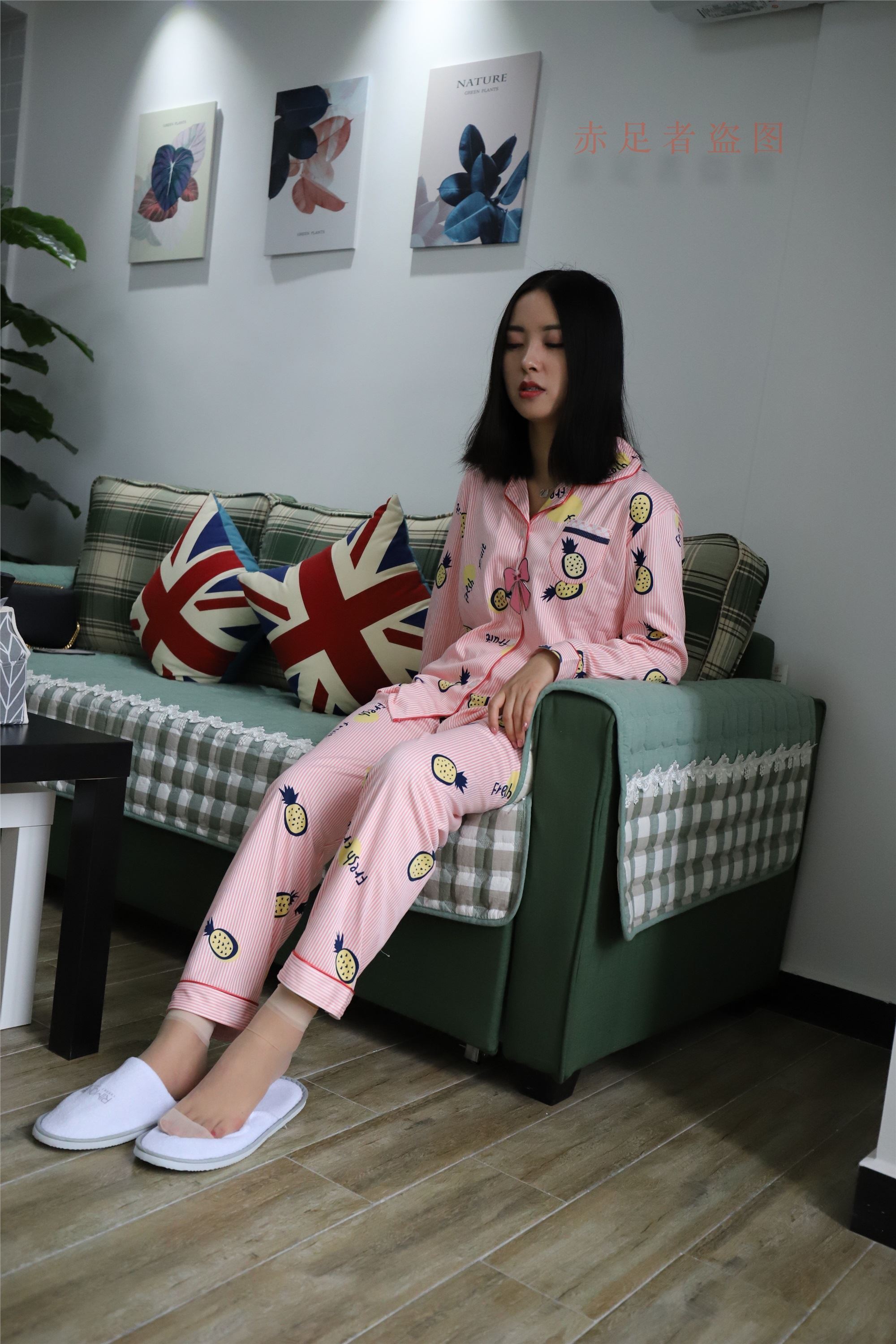 大西瓜套图 2018 6月活动模特2  尝试搭讪 短si 船袜2