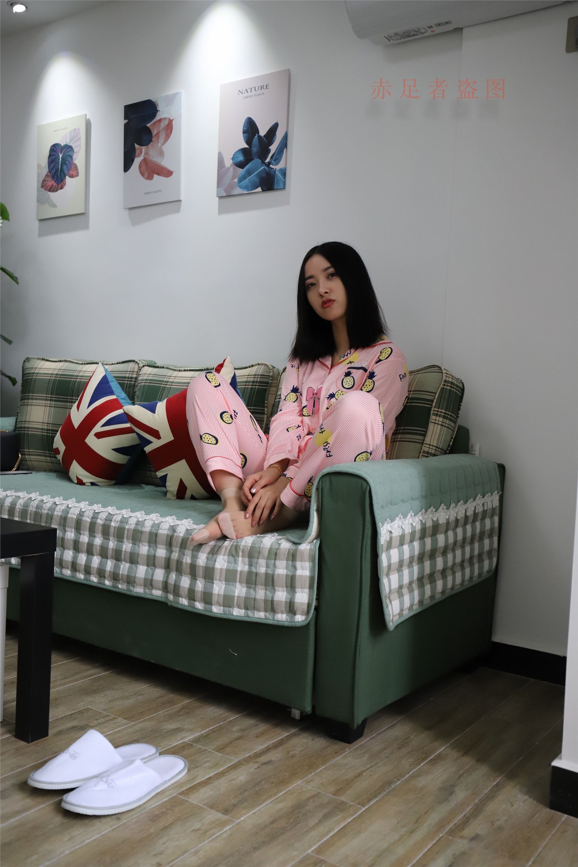 大西瓜套图 2018 6月活动模特2  尝试搭讪 短si 船袜2