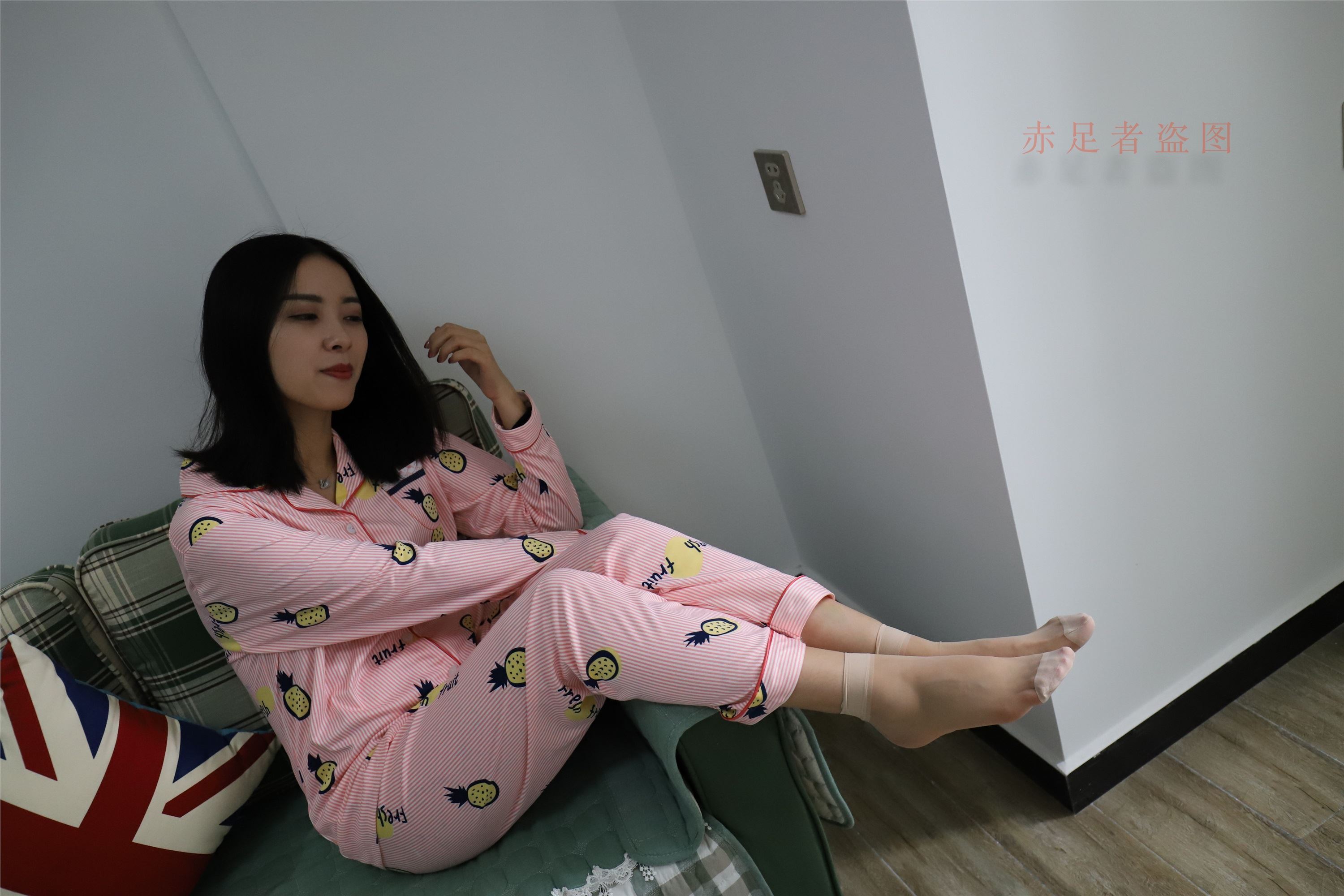 大西瓜套图 2018 6月活动模特2  尝试搭讪 短si 船袜2