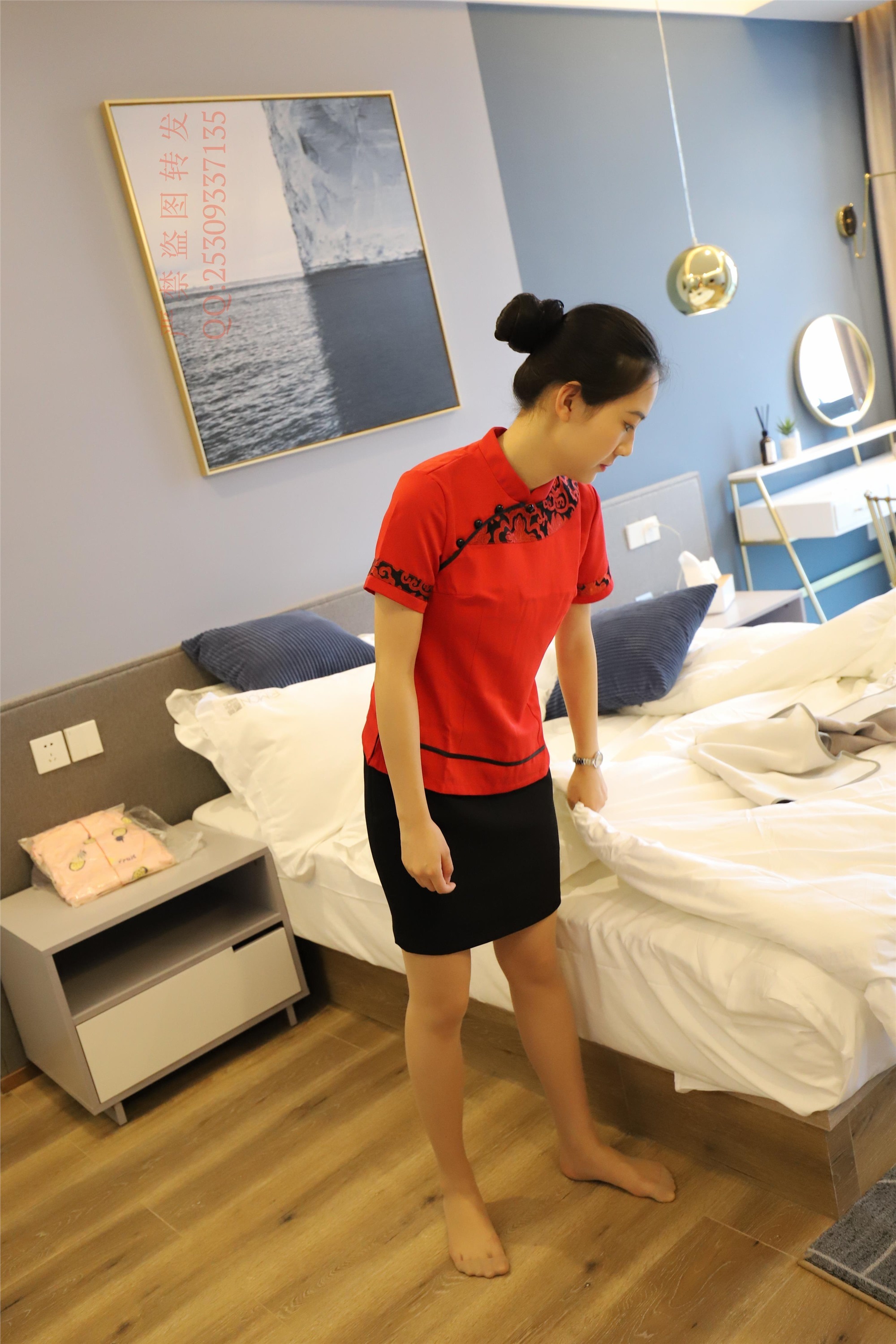 大西瓜套图 2018 7.8月活动模特一服务员zhi服