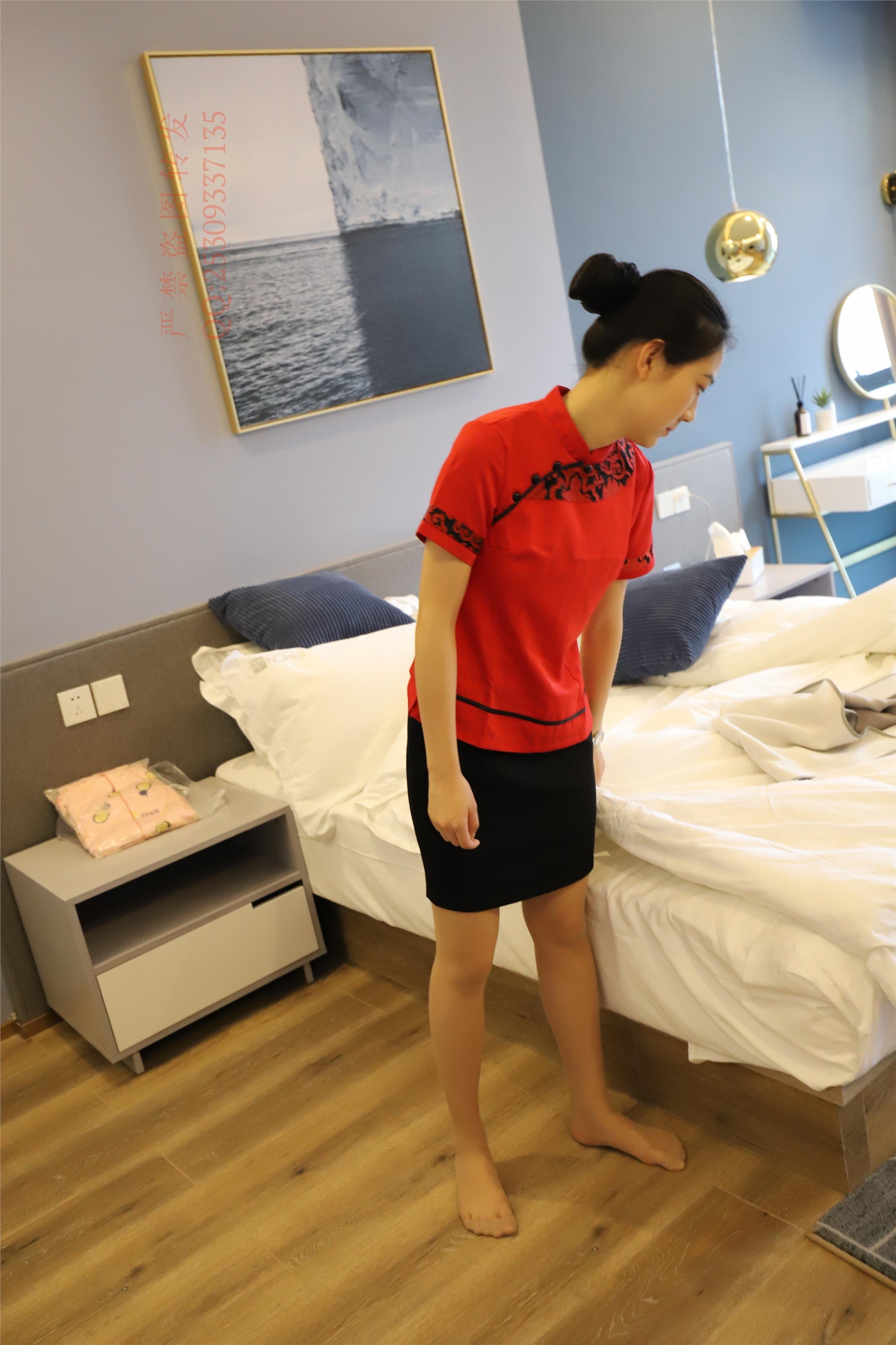 大西瓜套图 2018 7.8月活动模特一服务员zhi服