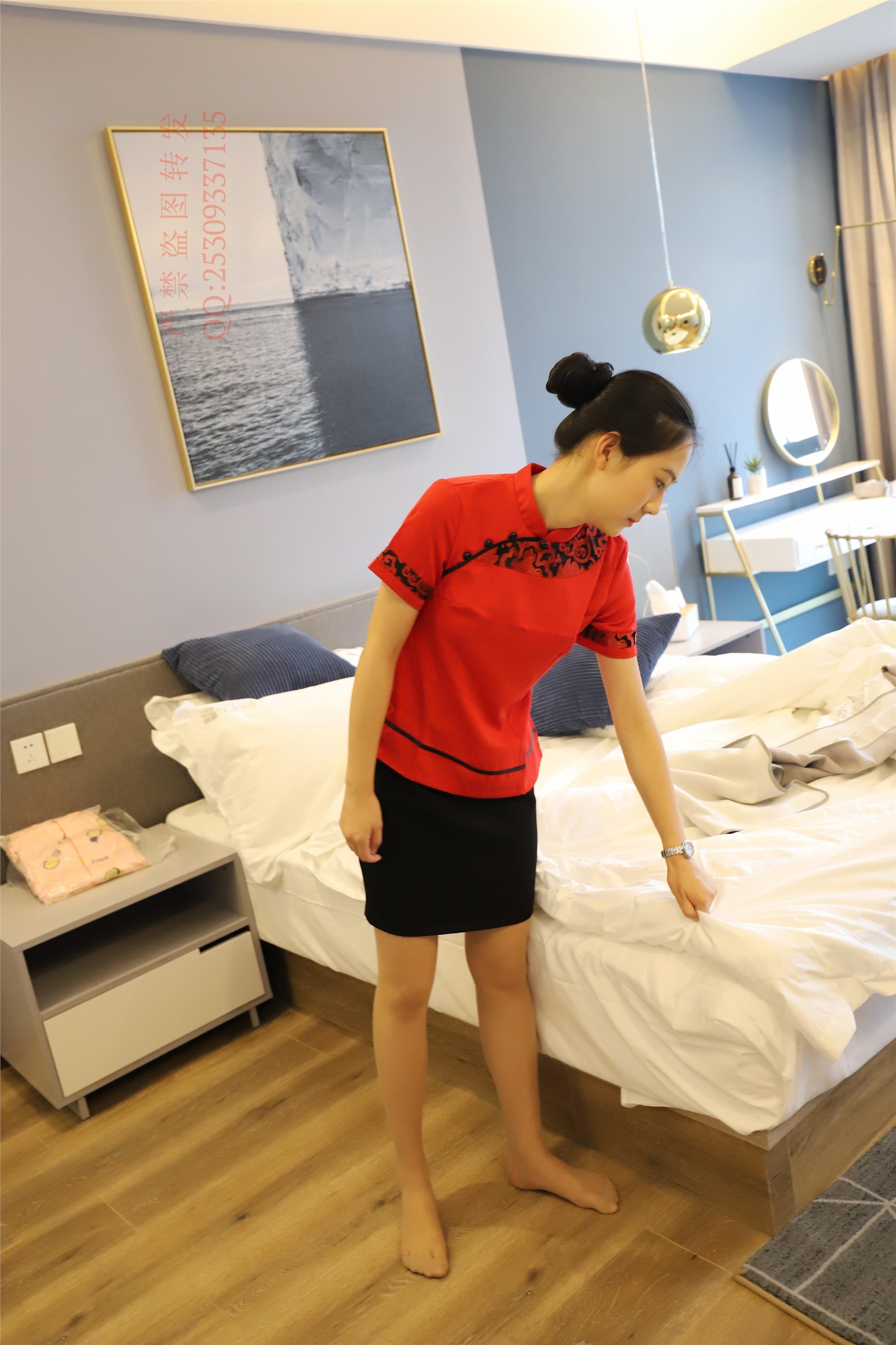 大西瓜套图 2018 7.8月活动模特一服务员zhi服