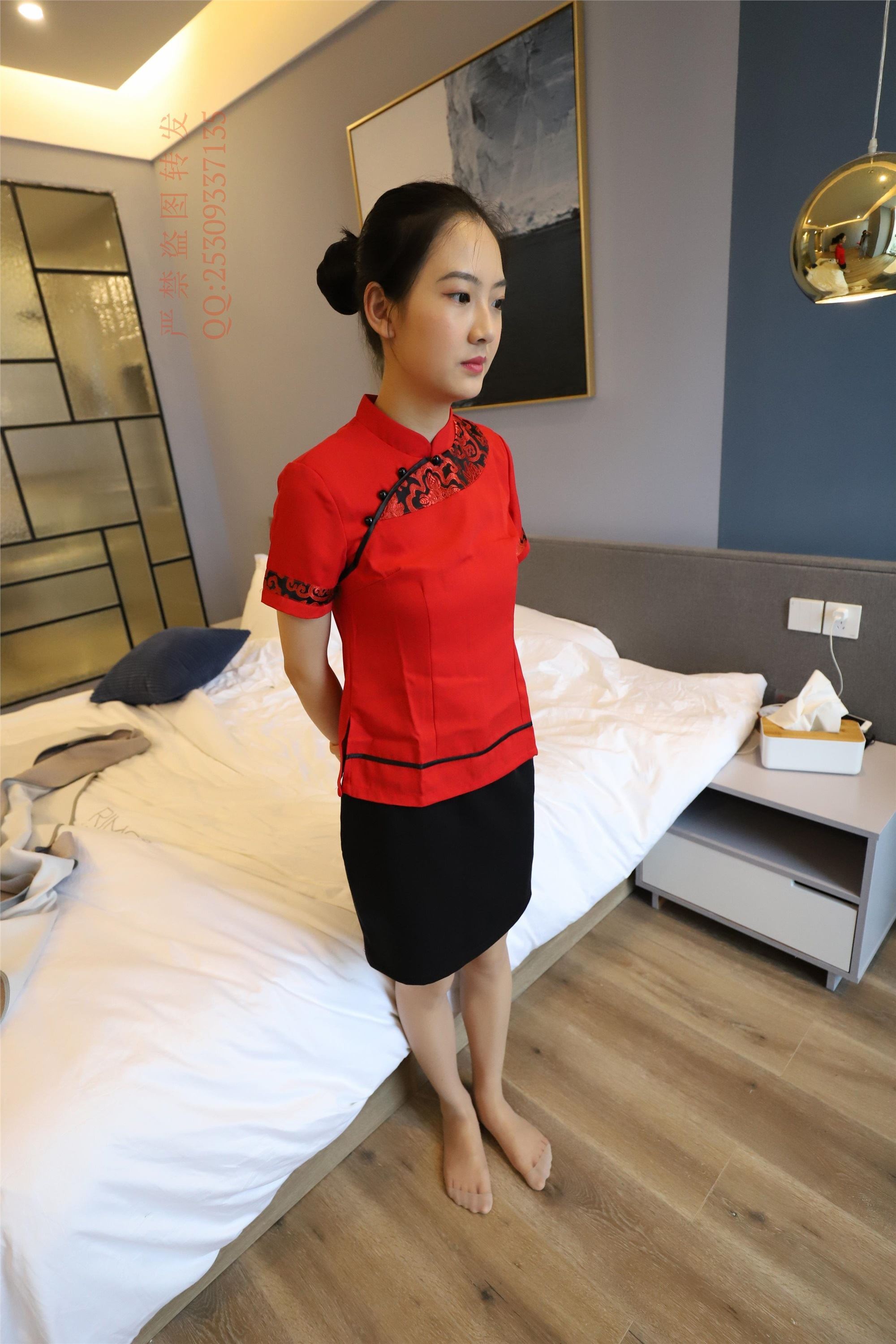 大西瓜套图 2018 7.8月活动模特一服务员zhi服