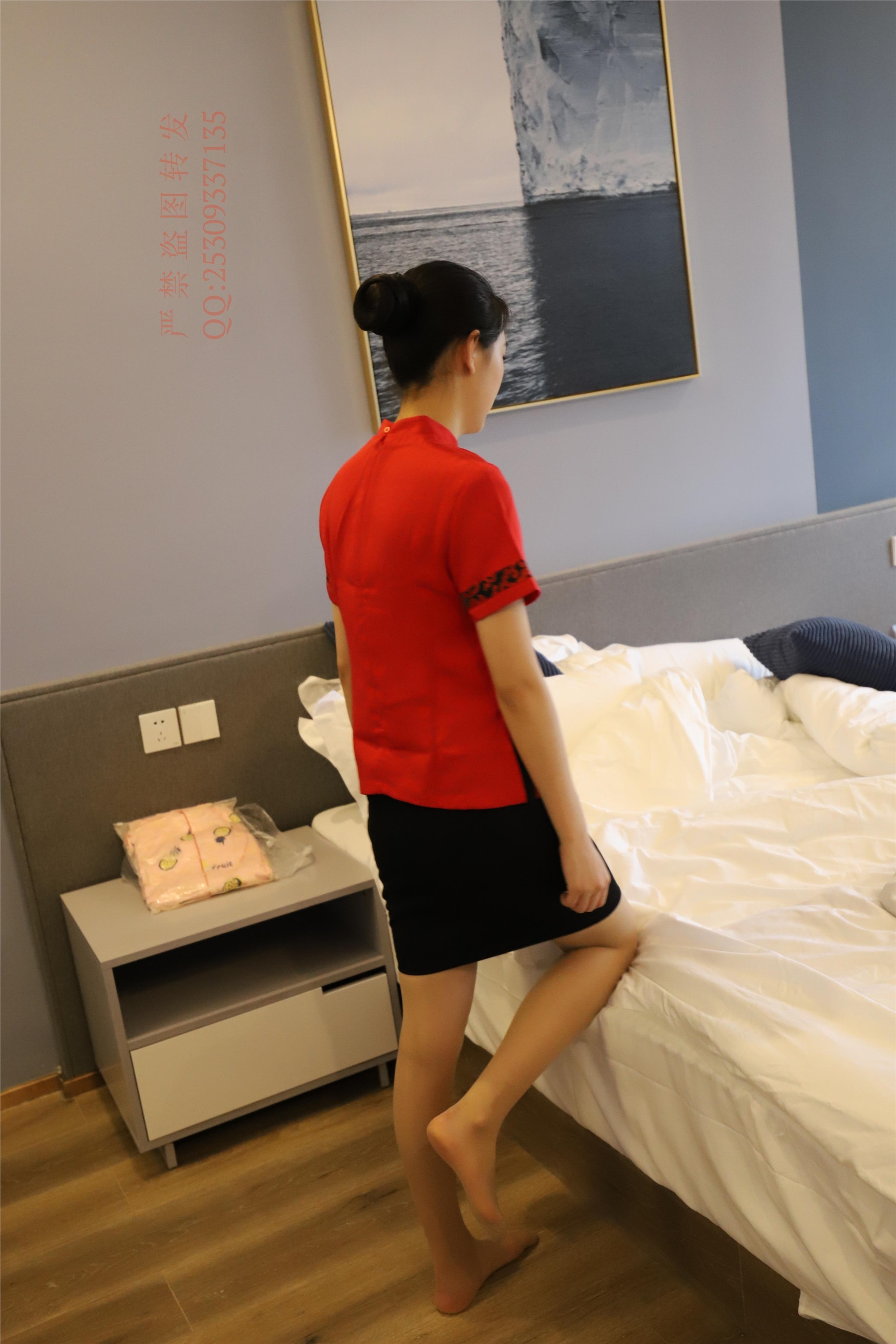 大西瓜套图 2018 7.8月活动模特一服务员zhi服