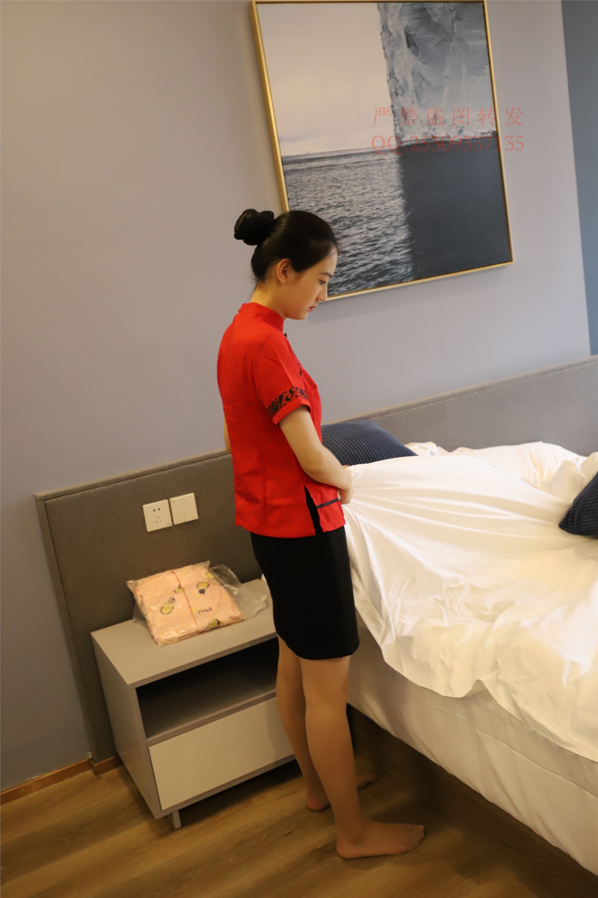 大西瓜套图 2018 7.8月活动模特一服务员zhi服