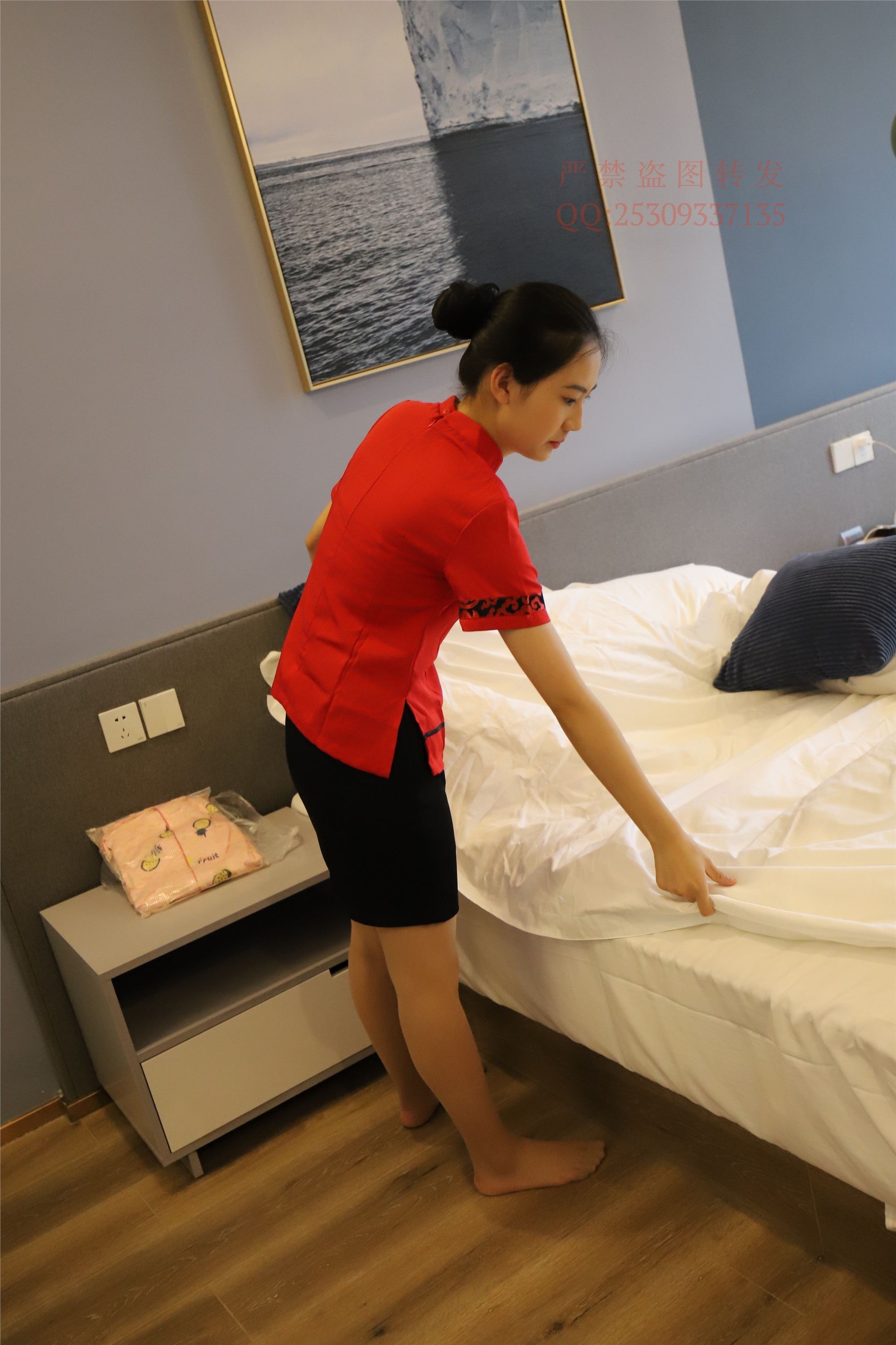 大西瓜套图 2018 7.8月活动模特一服务员zhi服