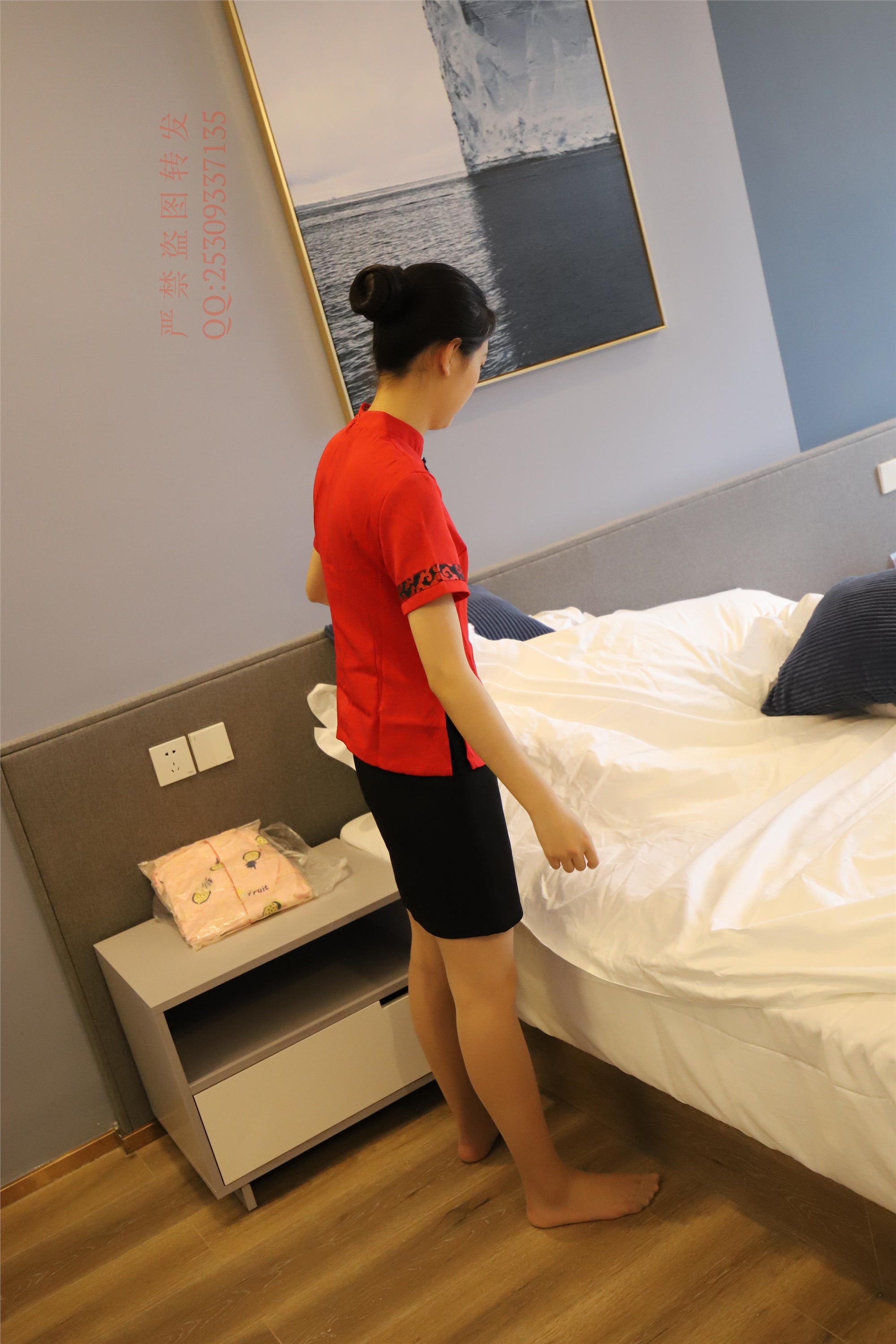 大西瓜套图 2018 7.8月活动模特一服务员zhi服