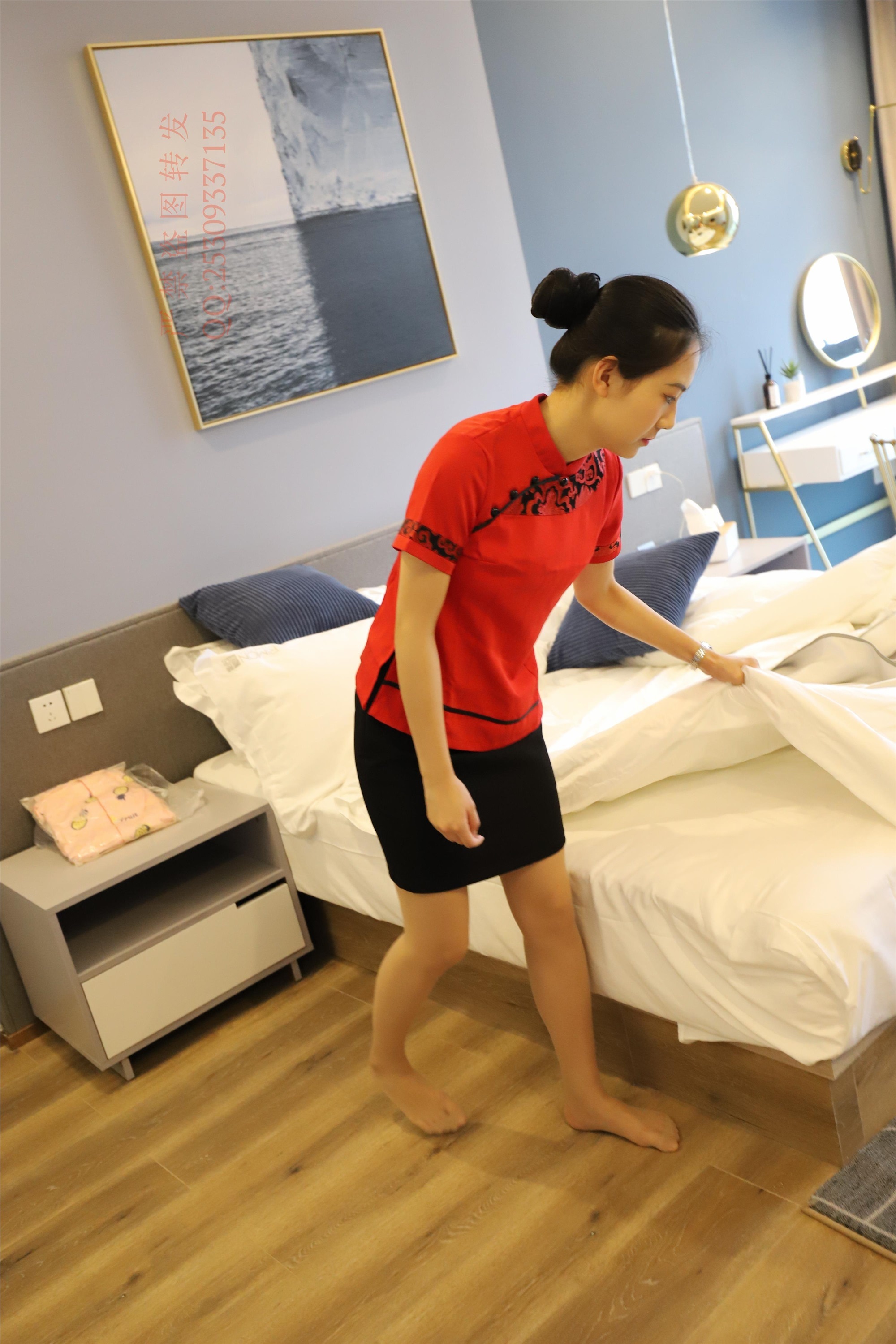 大西瓜套图 2018 7.8月活动模特一服务员zhi服