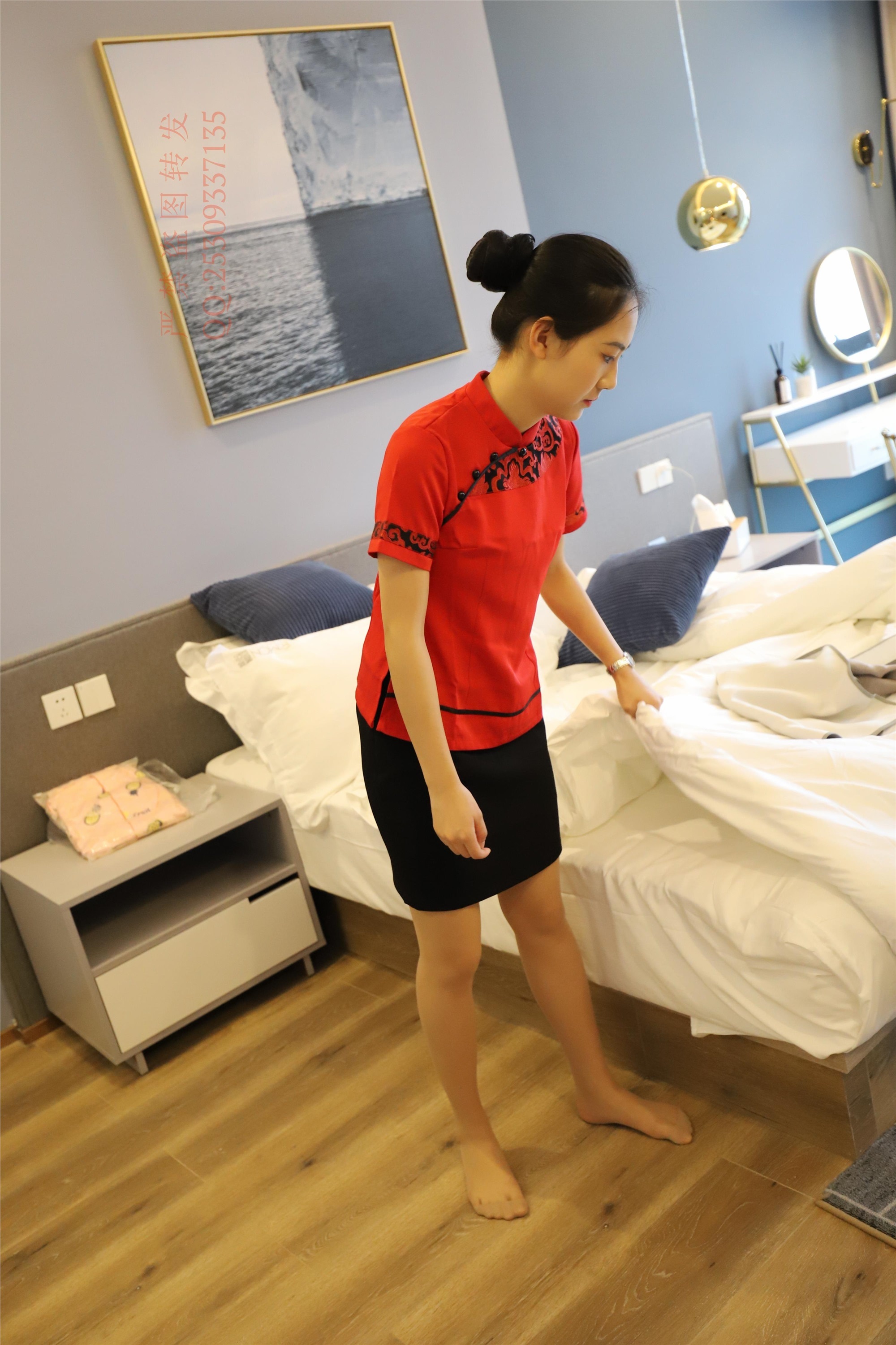 大西瓜套图 2018 7.8月活动模特一服务员zhi服