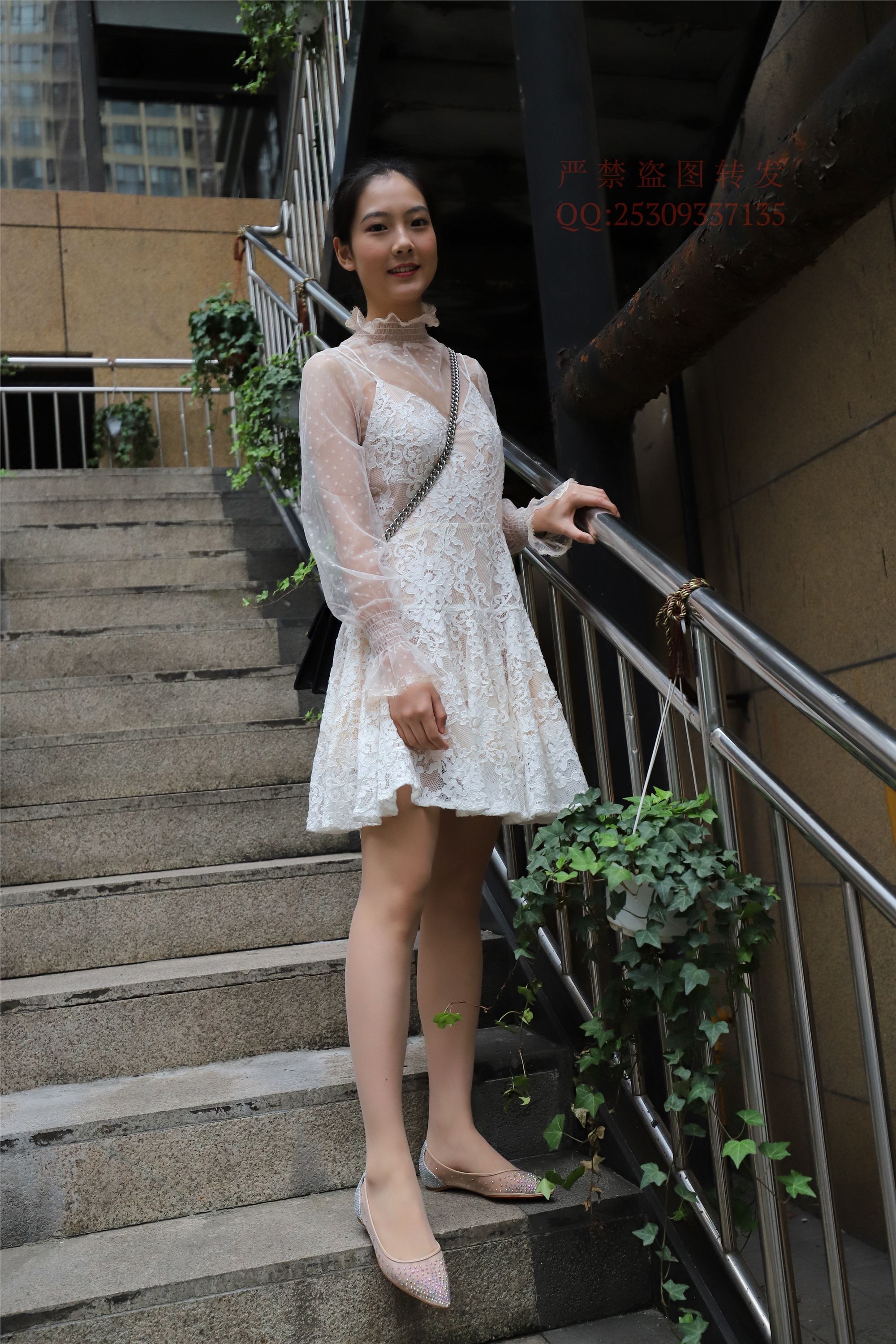 大西瓜套图 2018 7.8月活动模特一服务员户外肉si1