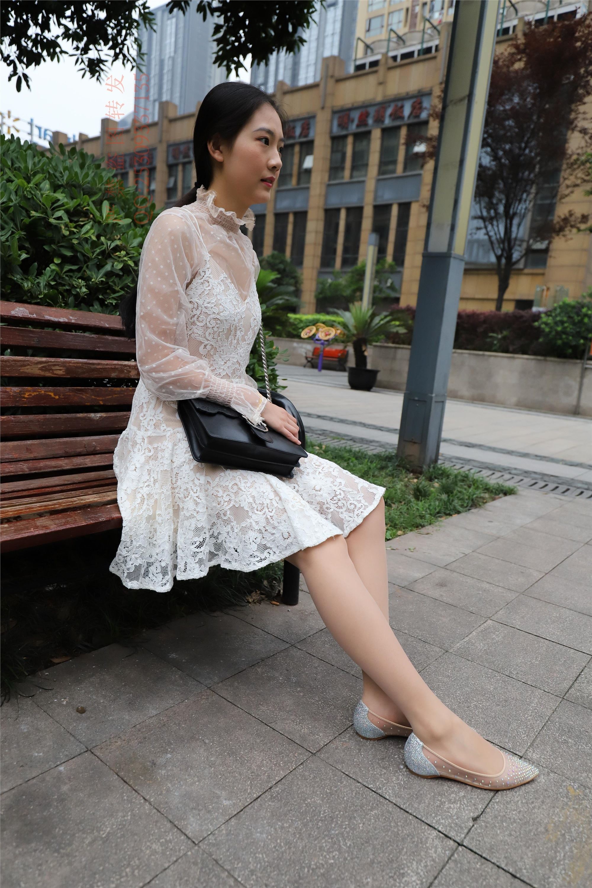 大西瓜套图 2018 7.8月活动模特一服务员户外肉si1