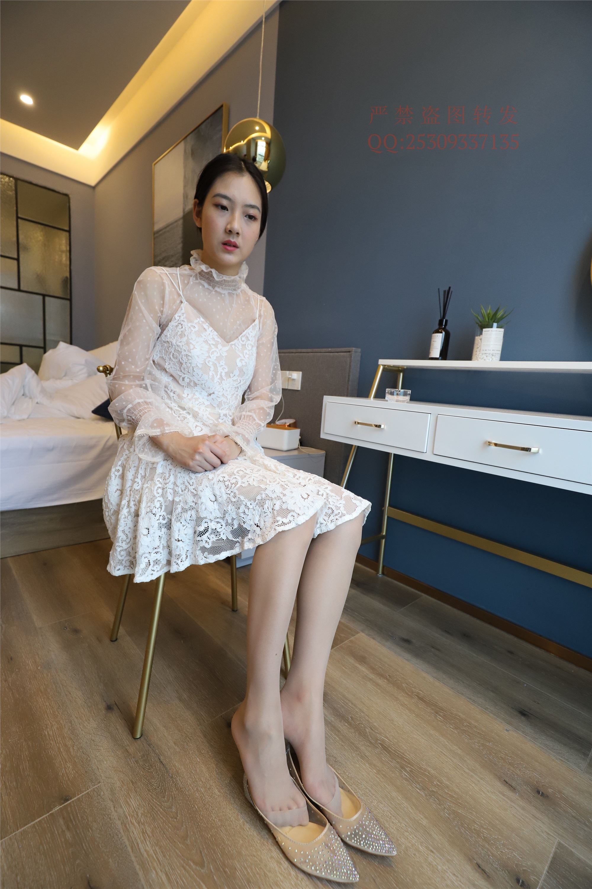 大西瓜套图 2018 7.8月活动模特一服务员户外肉si1