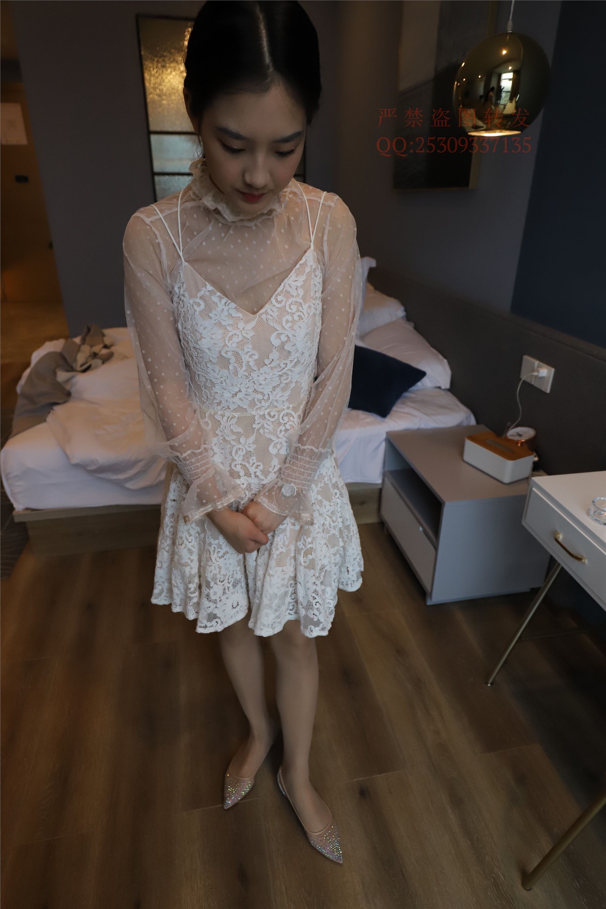 大西瓜套图 2018 7.8月活动模特一服务员户外肉si1