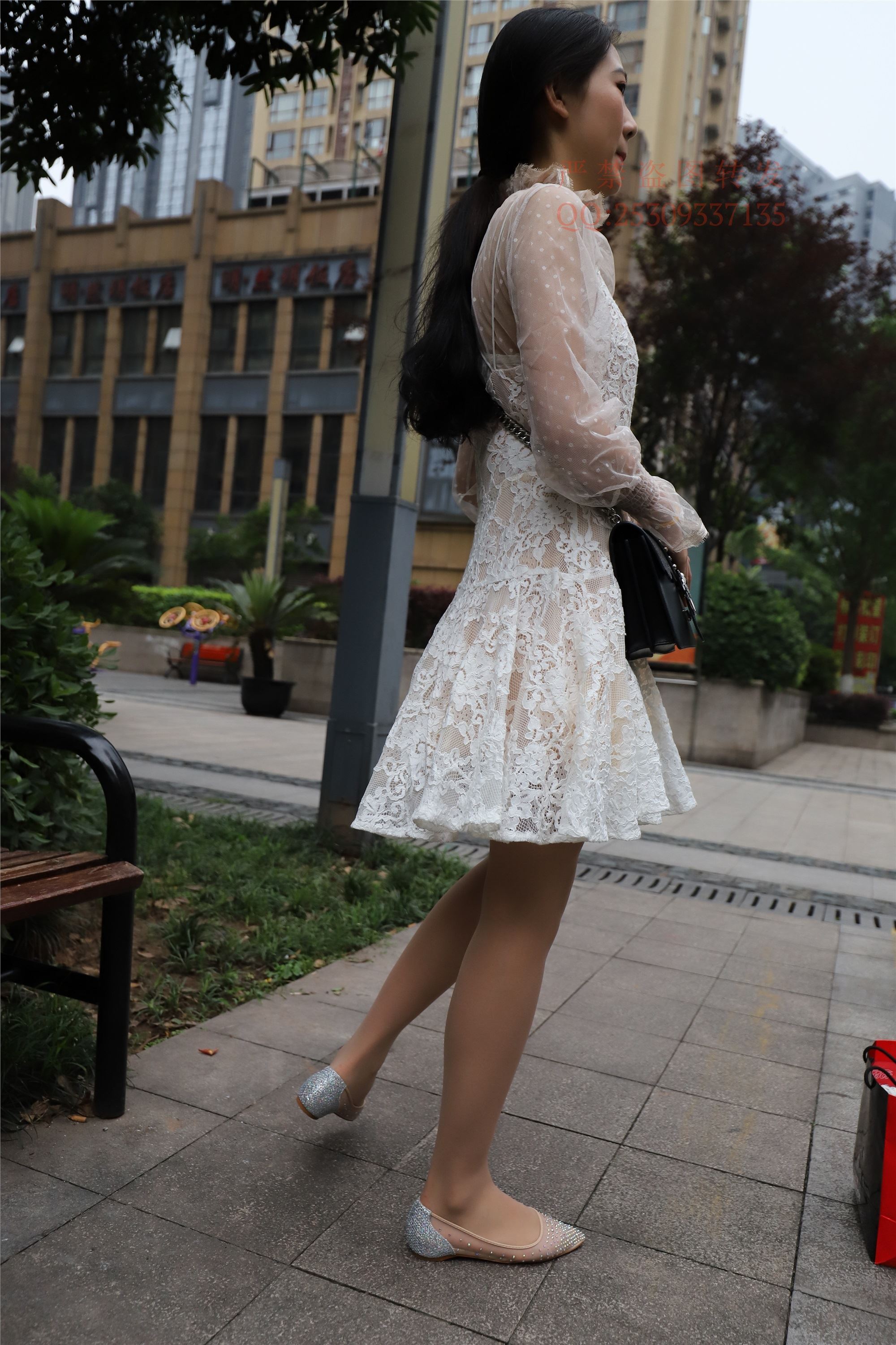 大西瓜套图 2018 7.8月活动模特一服务员户外肉si2