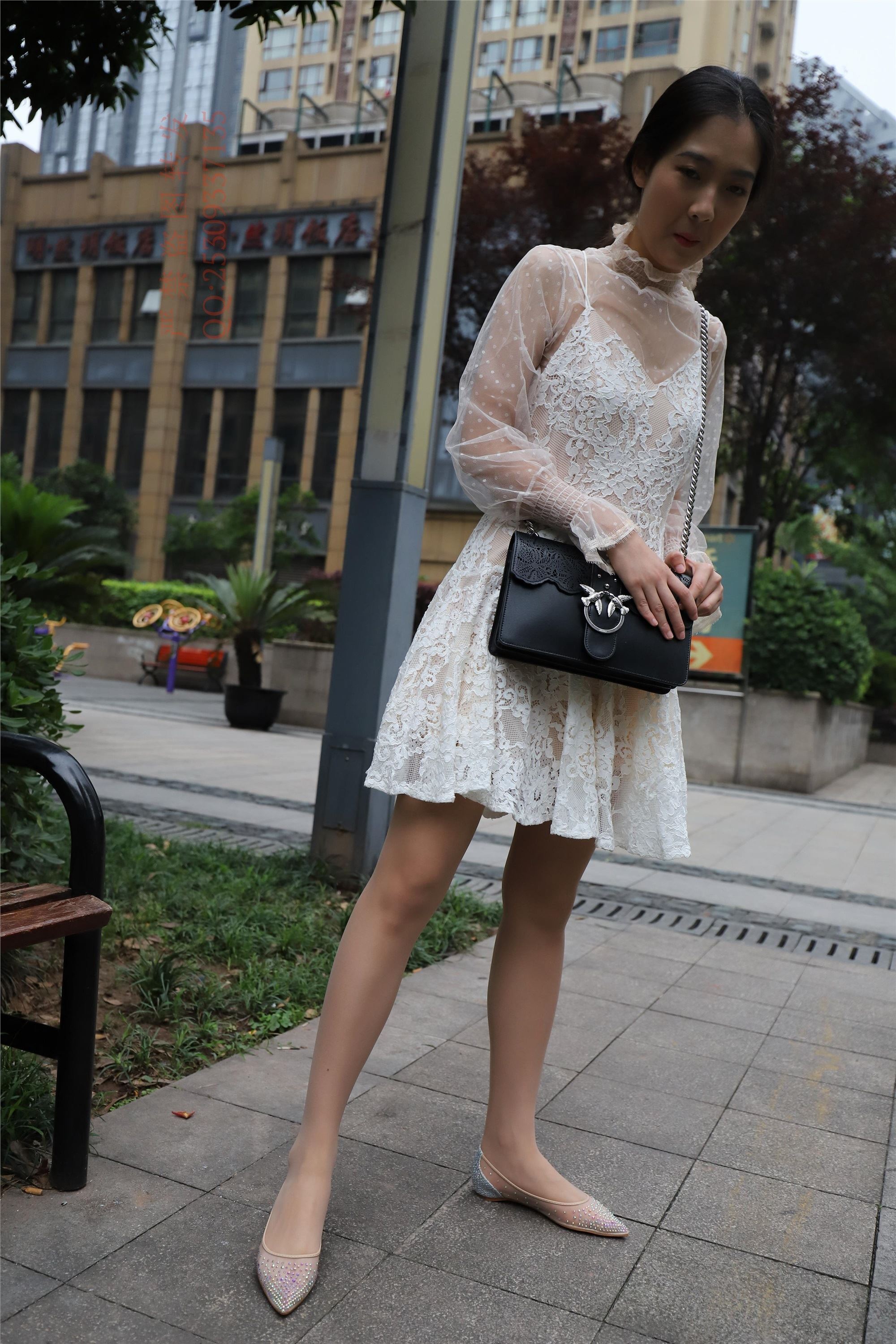 大西瓜套图 2018 7.8月活动模特一服务员户外肉si2