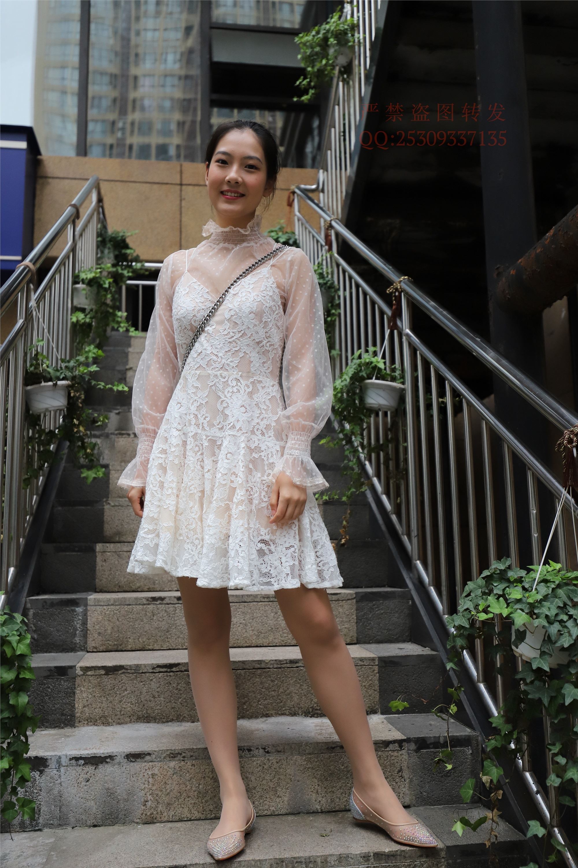 大西瓜套图 2018 7.8月活动模特一服务员户外肉si2