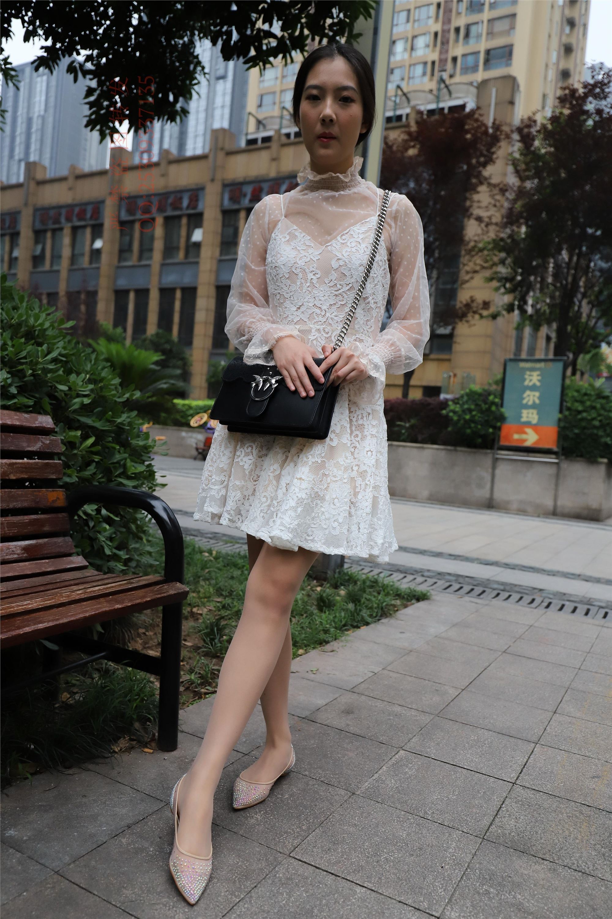 大西瓜套图 2018 7.8月活动模特一服务员户外肉si2