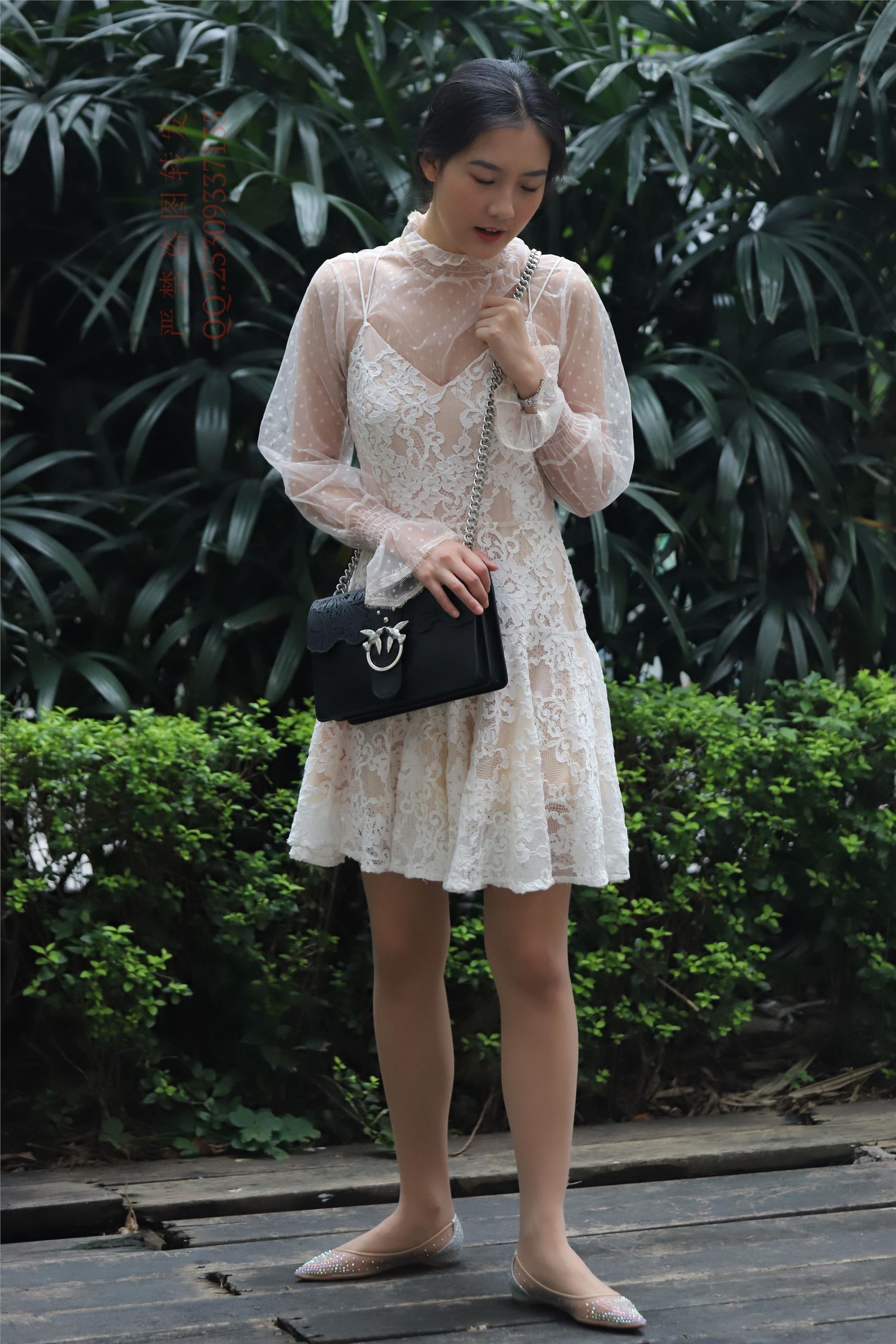 大西瓜套图 2018 7.8月活动模特一服务员户外肉si2